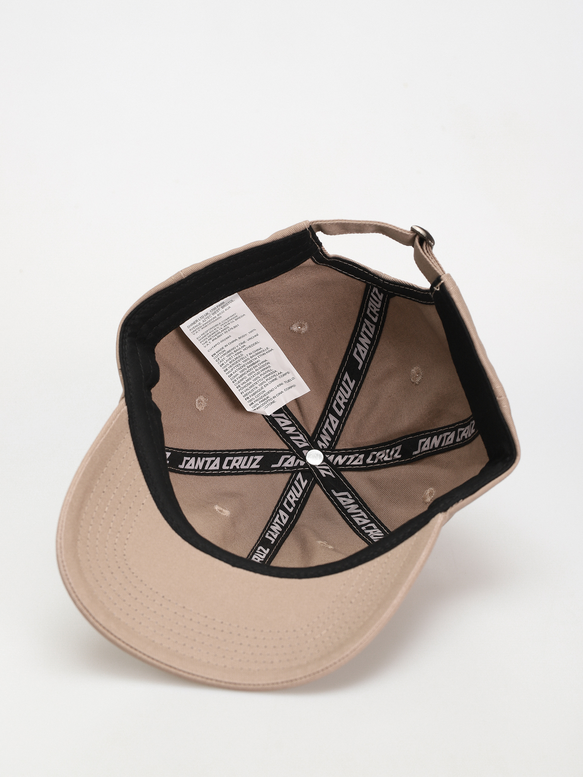 Kšiltovka  Santa Cruz Delfino Devil Mask (taupe)