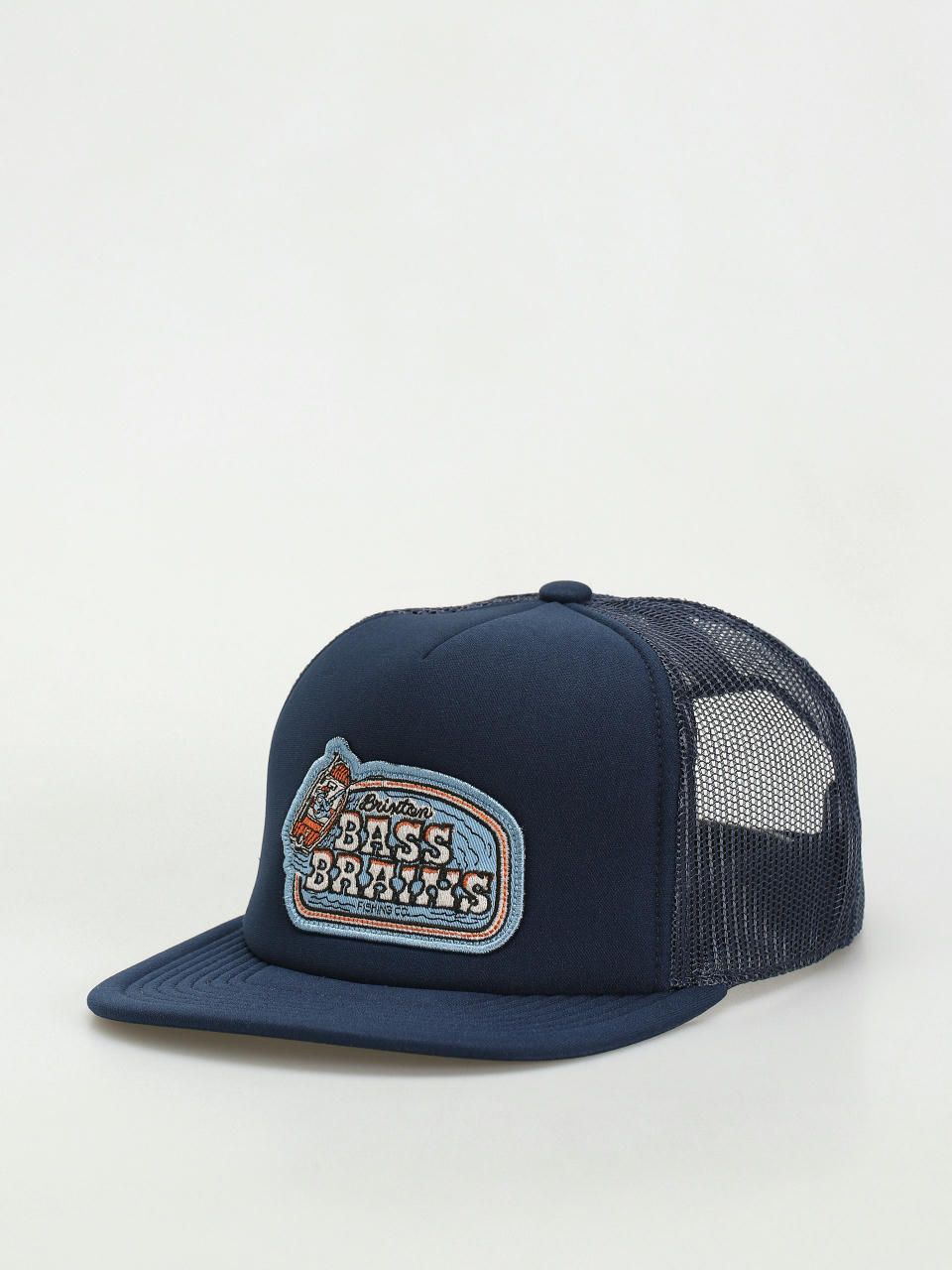 Kšiltovka  Brixton Bass Brains Boat Hp Trucker Ha (washed navy)