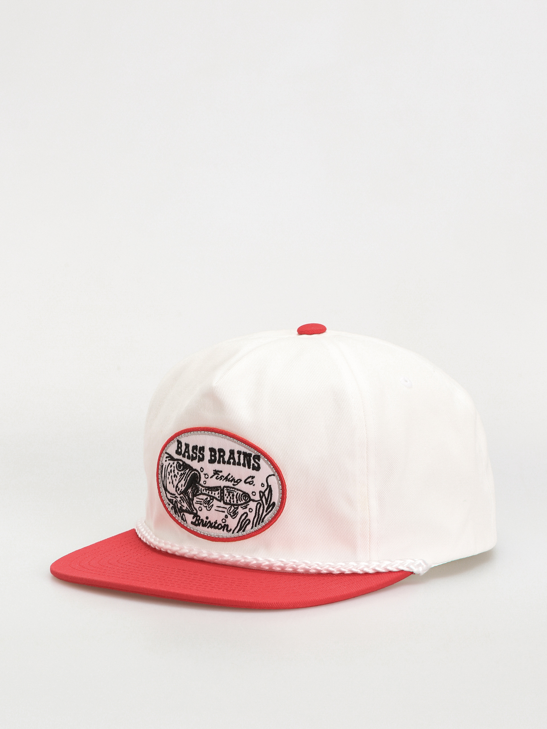 Kšiltovka  Brixton Bass Brains Swim Hp Snapback (white/red)