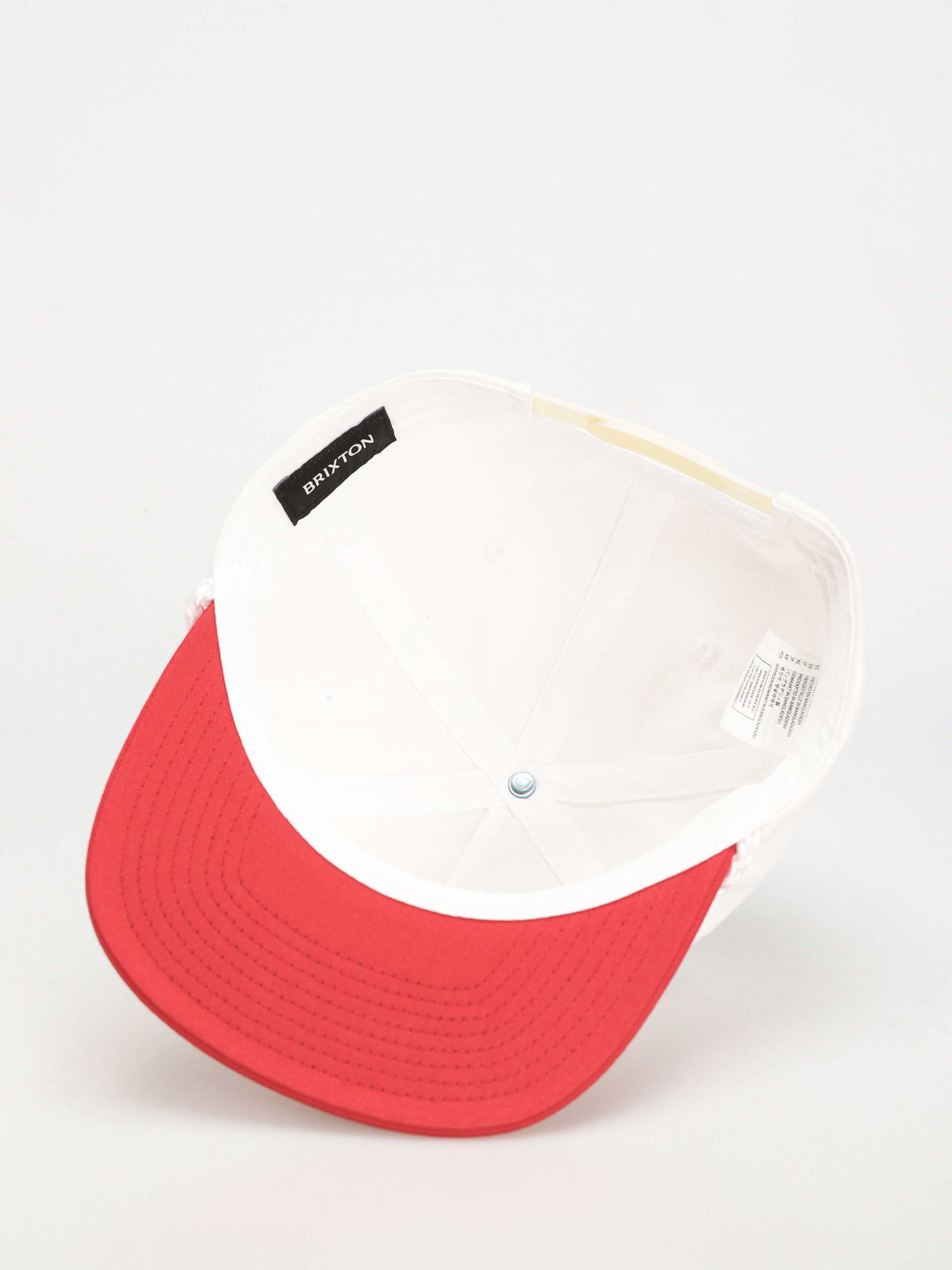 Kšiltovka  Brixton Bass Brains Swim Hp Snapback (white/red)