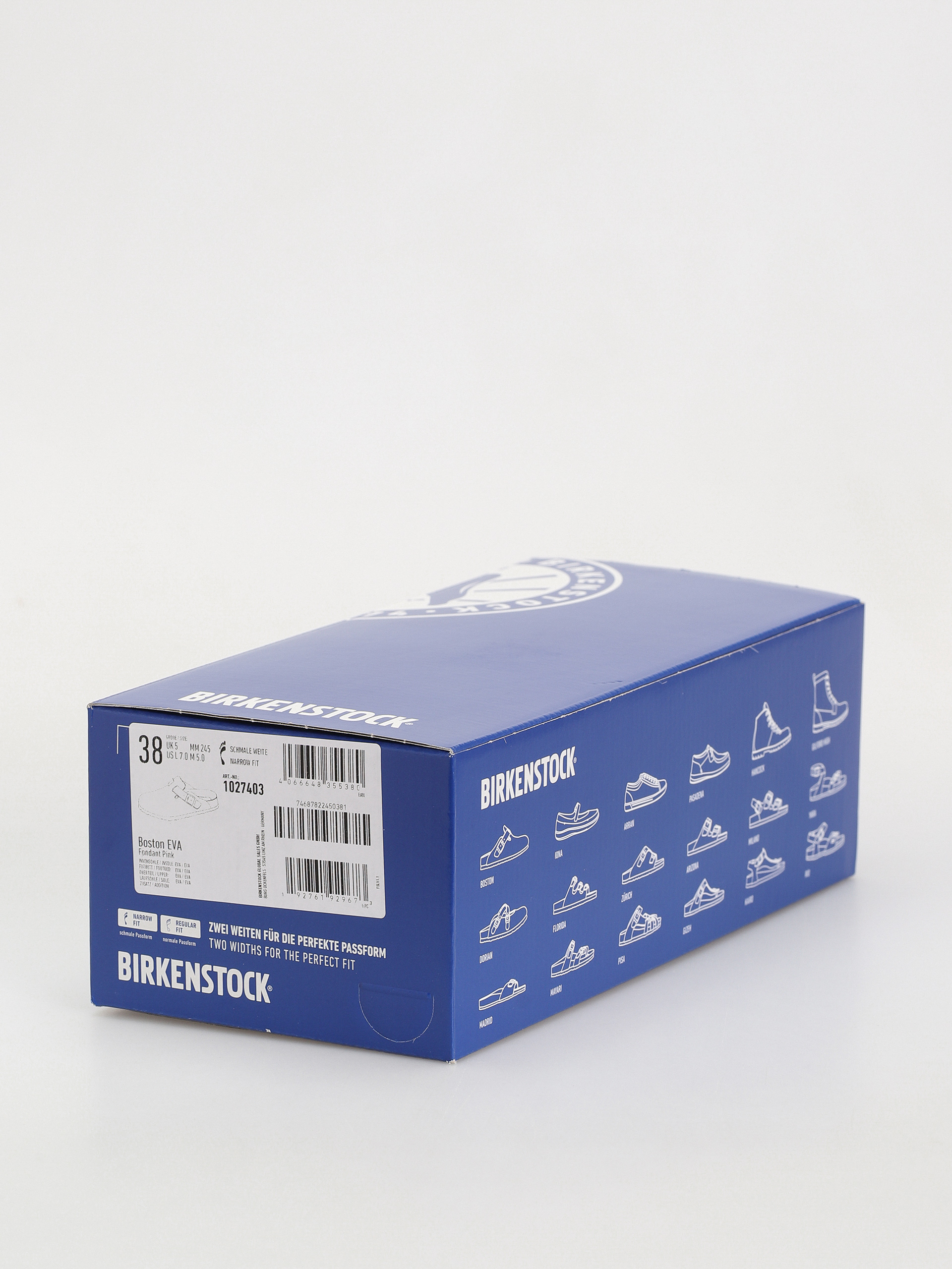 Plážovky Birkenstock Boston EVA Narrow Wmn (fondant pink)