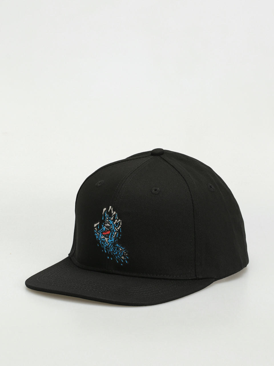 Kšiltovka  Santa Cruz Melting Hand Snapback (black)