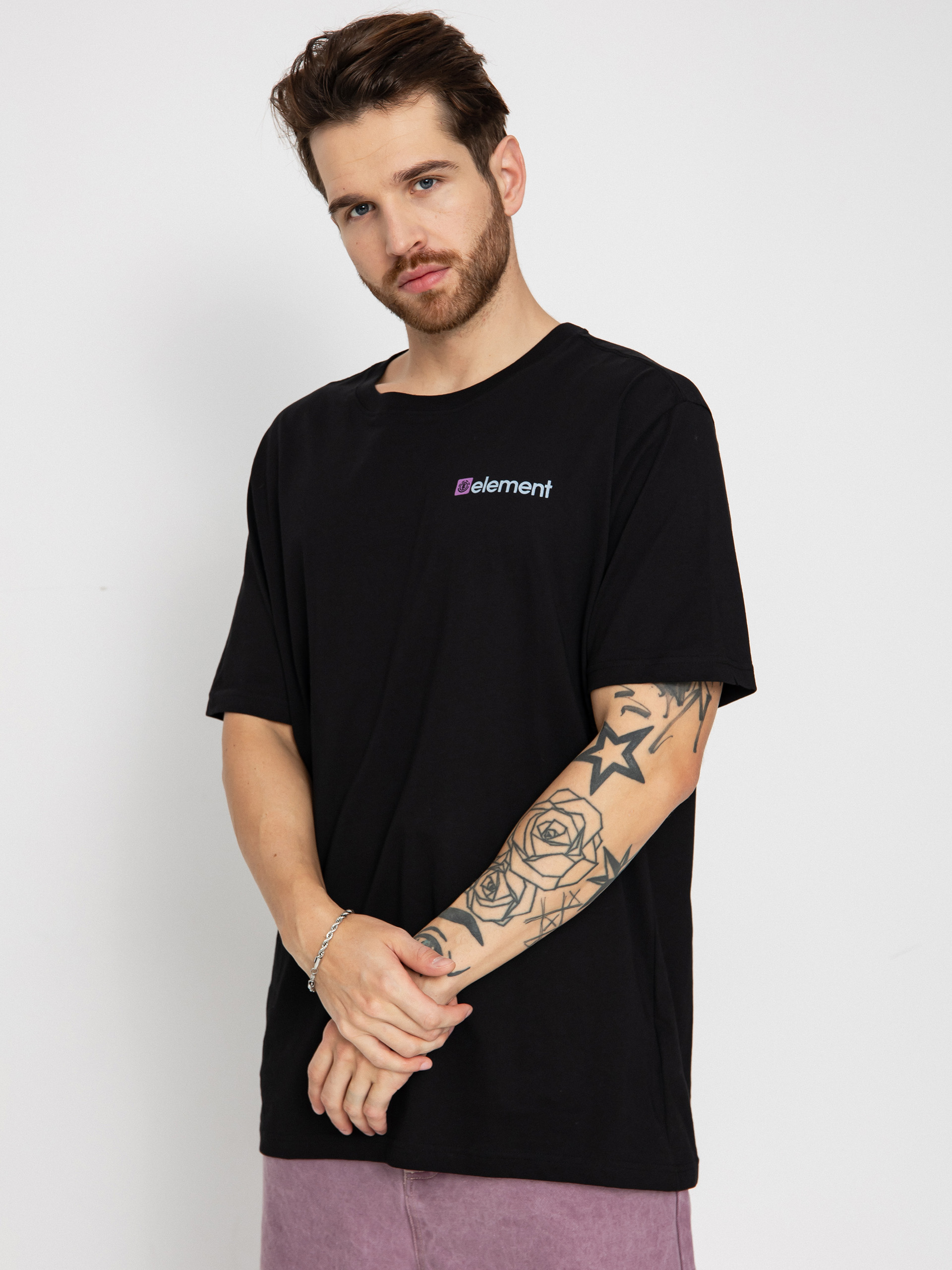 Tričko Element Joint Cube (flint black)