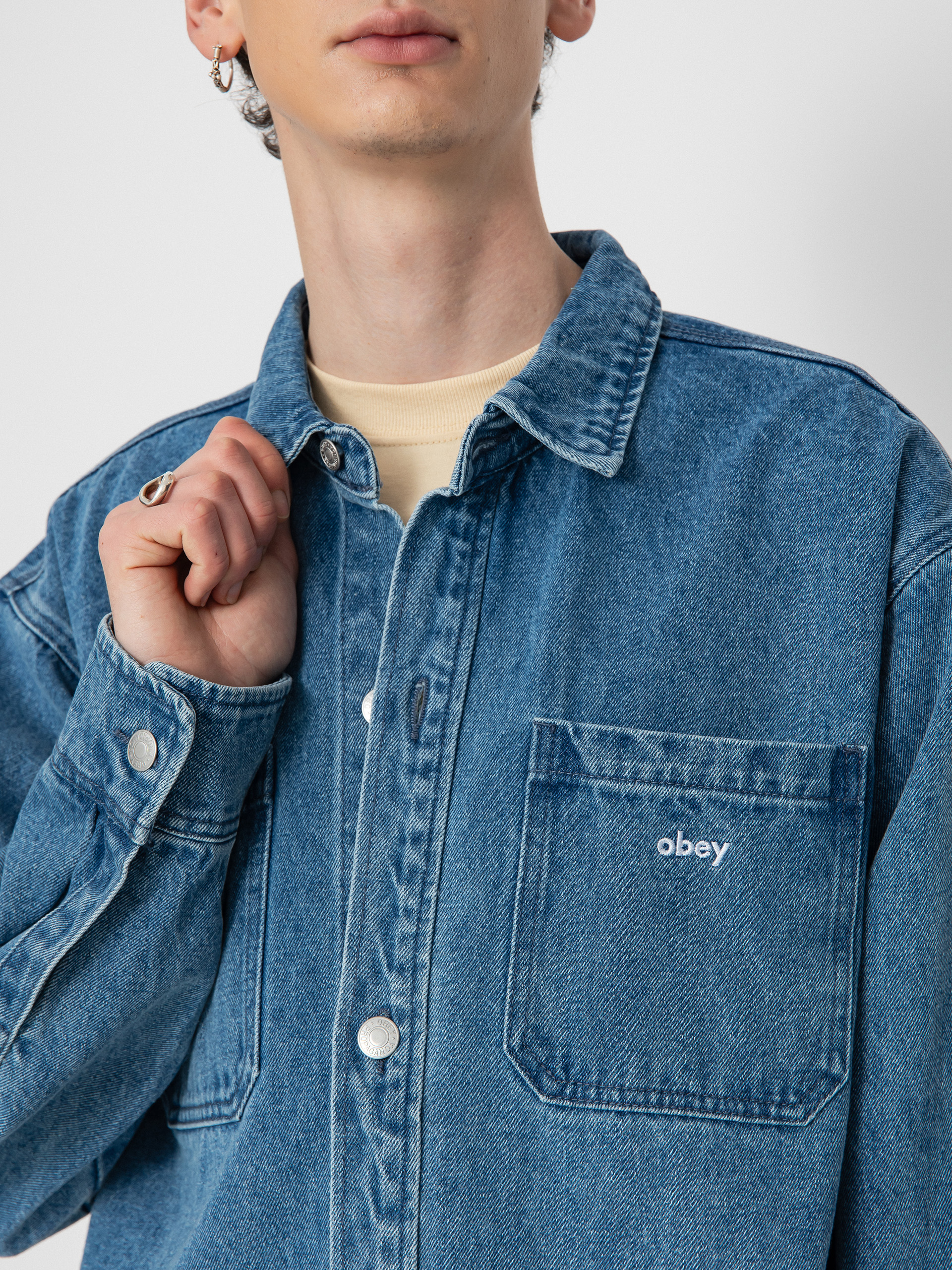 Bunda OBEY Winston (light indigo)