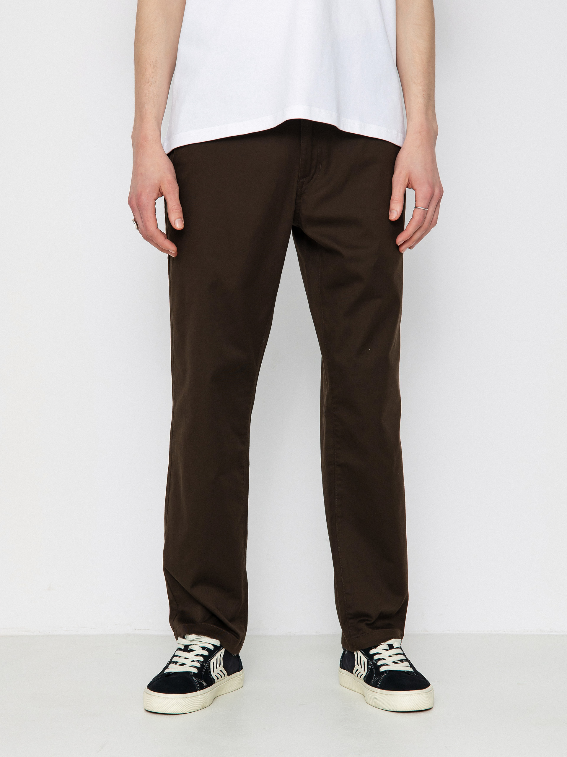 Kalhoty Volcom Frickin Modern Stret (dark brown)