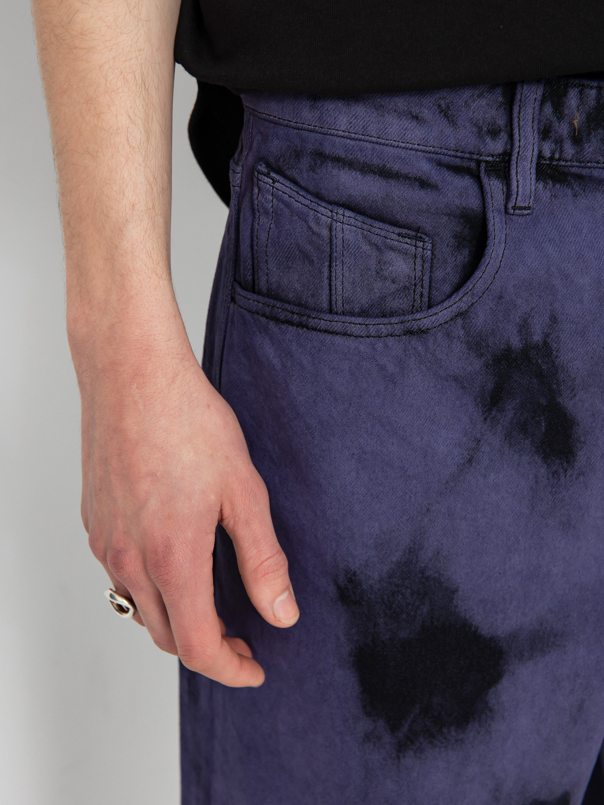 Kalhoty Volcom Billow Denim (deep purple)