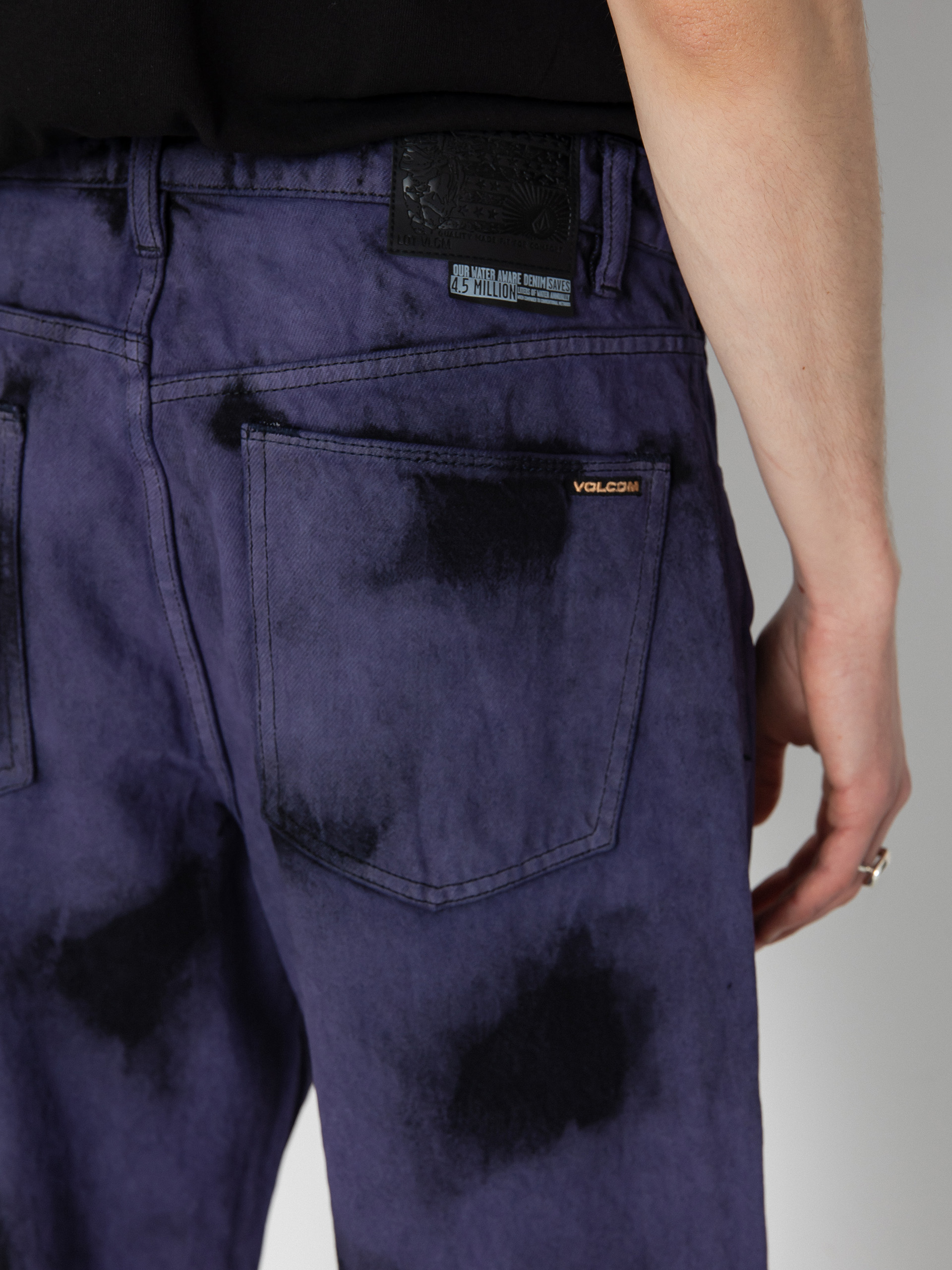 Kalhoty Volcom Billow Denim (deep purple)