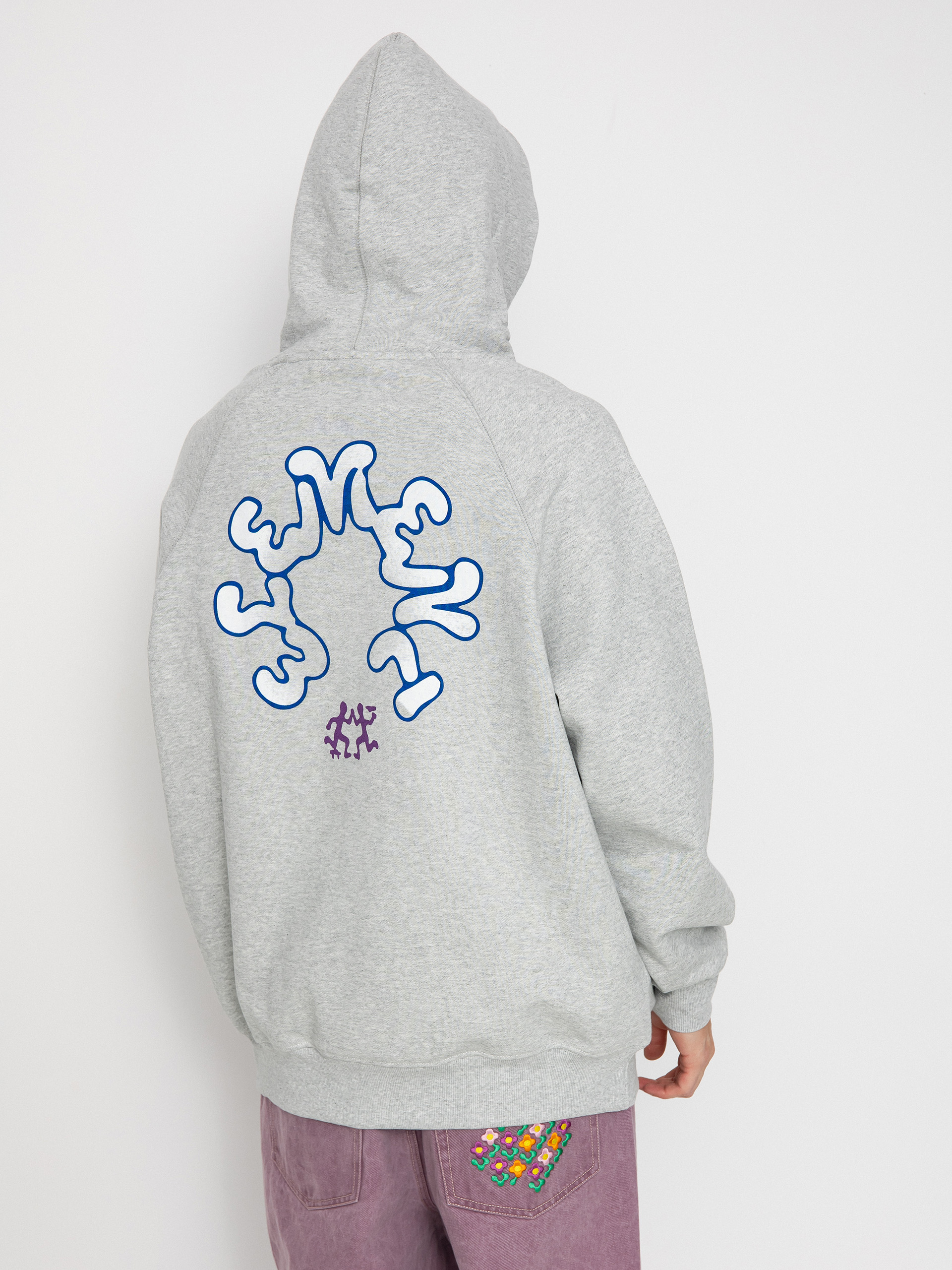 Mikina s kapucí Element Cornell Hiker HD (mid grey heather)