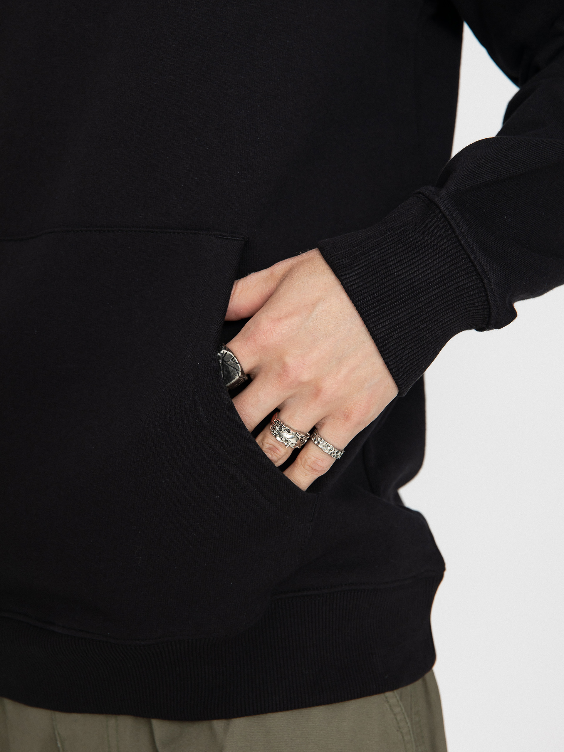 Mikina s kapucí Element Horizon HD (flint black)