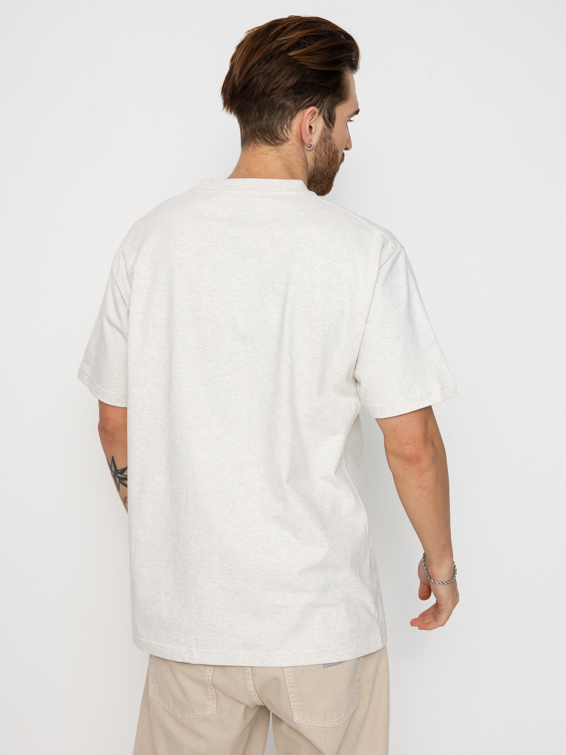 Tričko DC Showtime (snow heather)