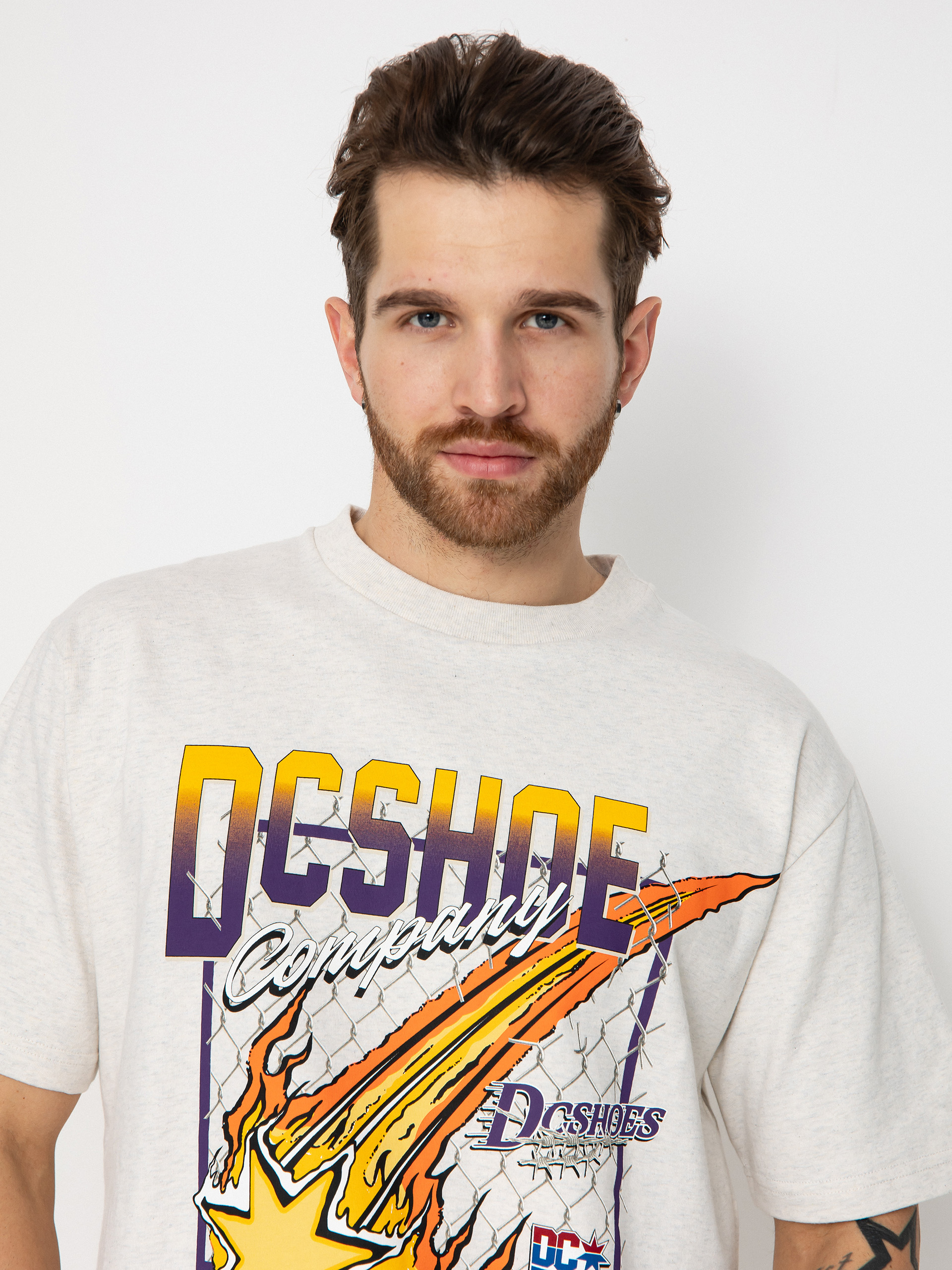 Tričko DC Showtime (snow heather)