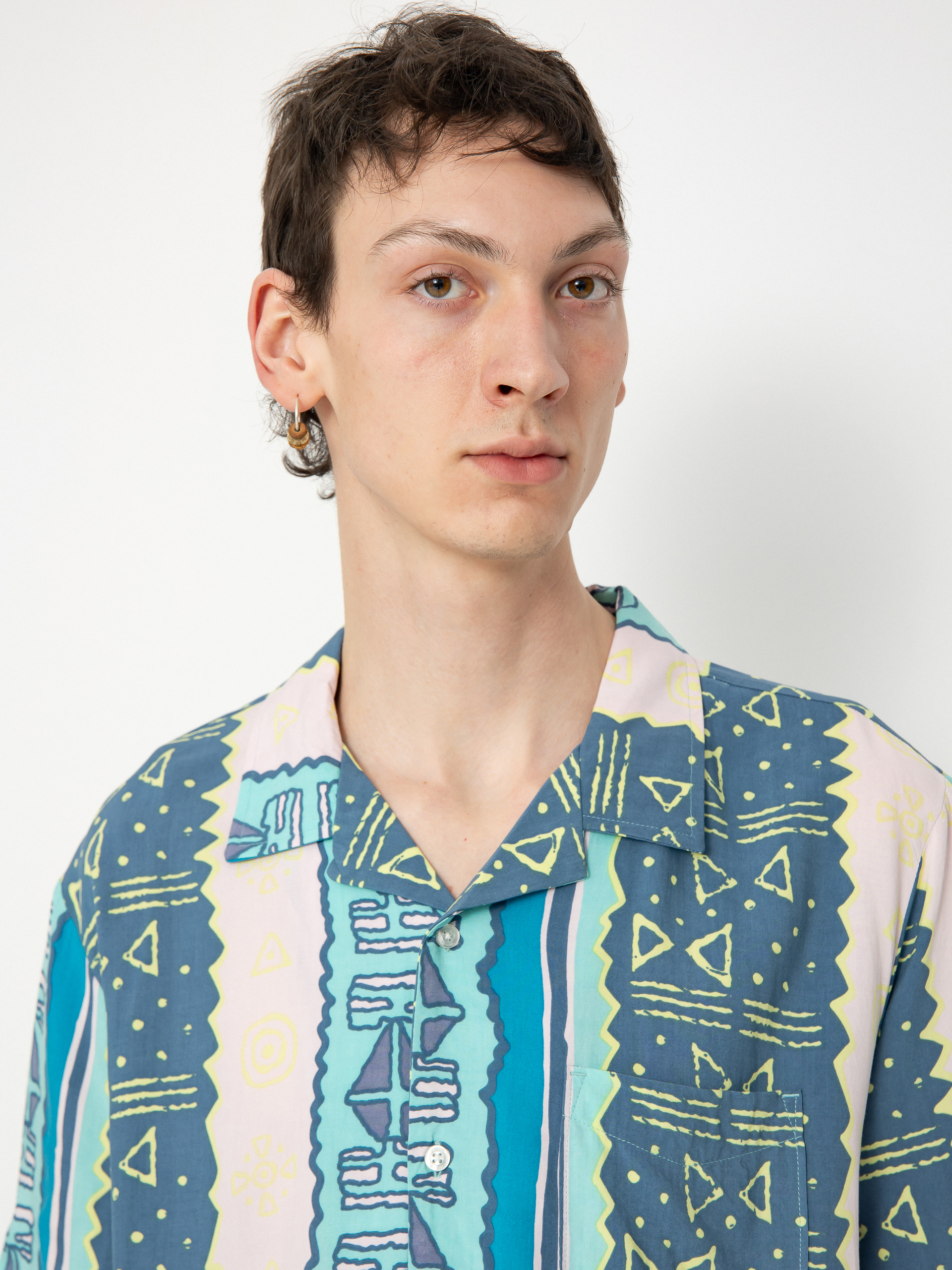 Košile Volcom Bold Moves (crete blue)