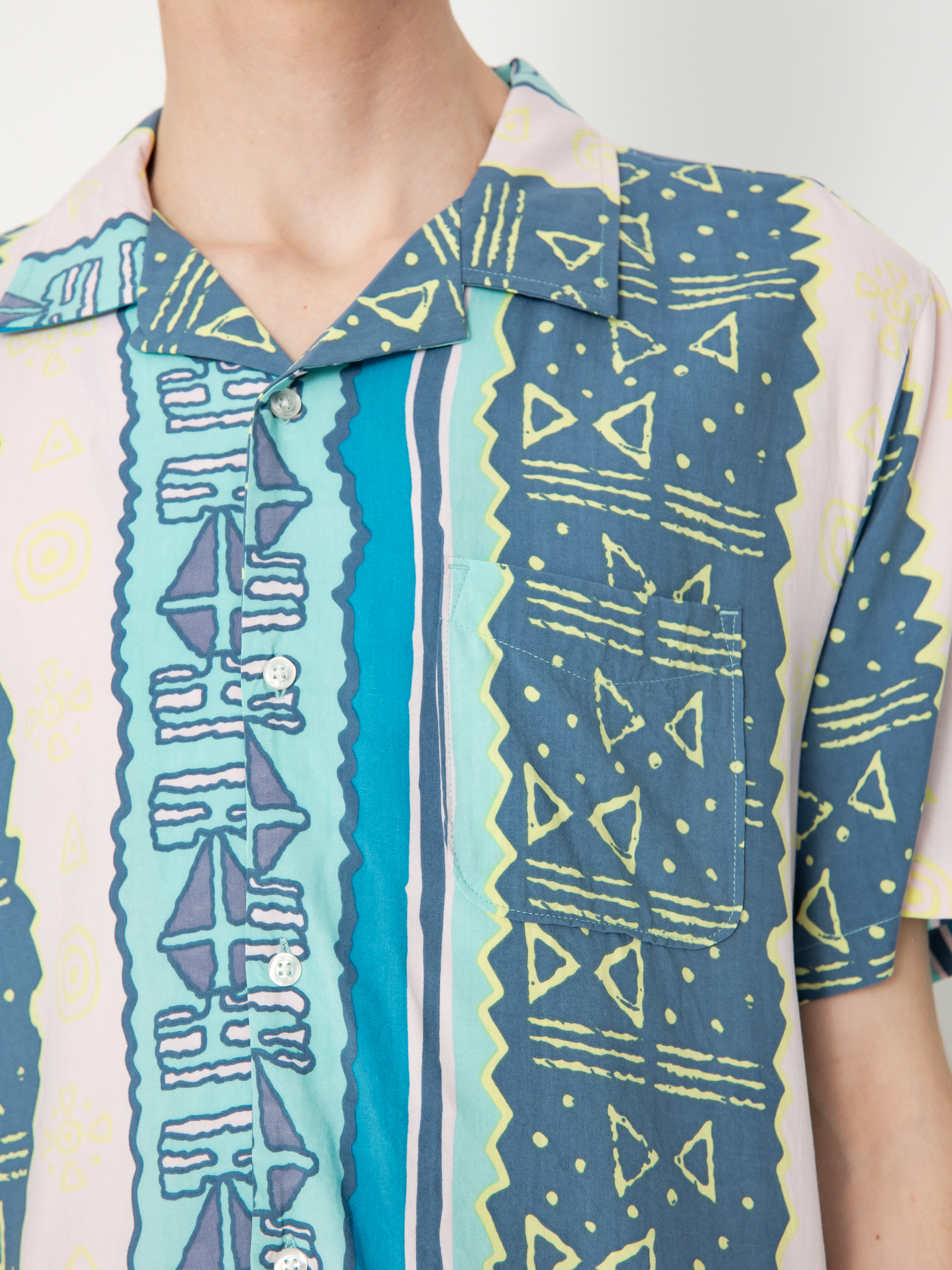 Košile Volcom Bold Moves (crete blue)