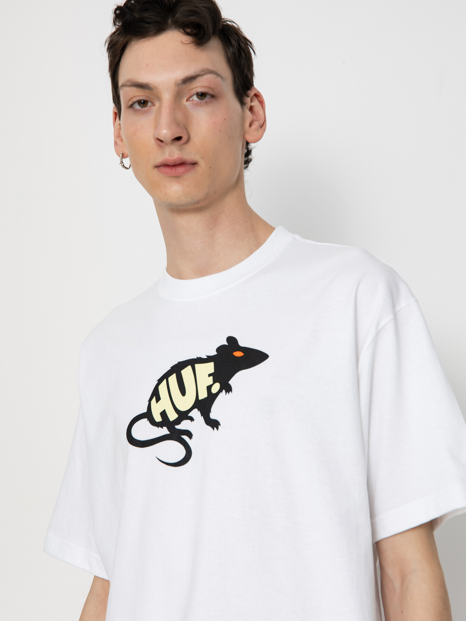 Tričko HUF Mans Best Friend (white)