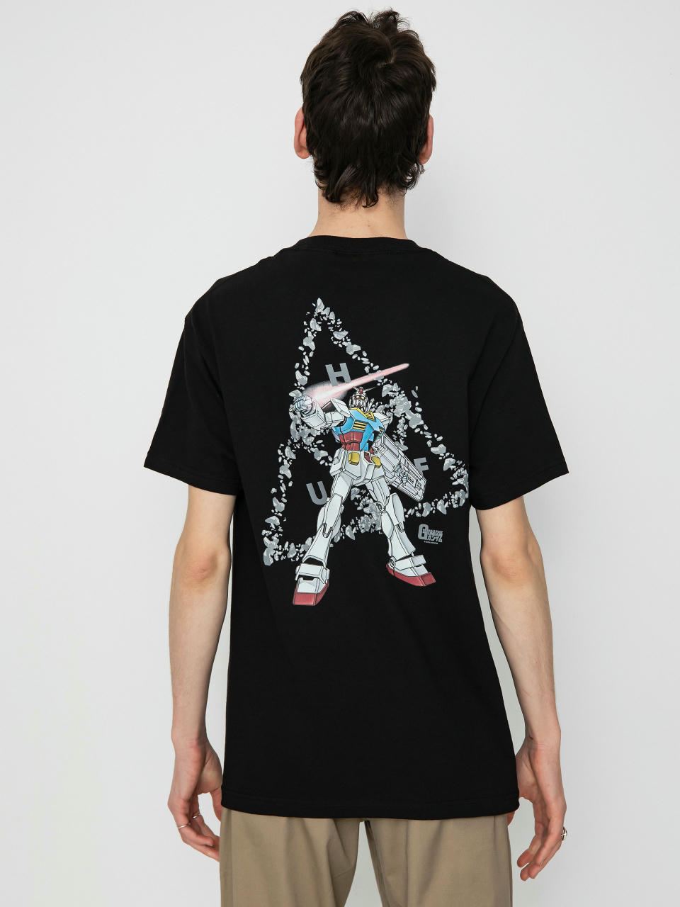 Tričko HUF X Gundam Wing Gundam TT (black)