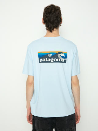 Tričko Patagonia Cap Cool Daily Graphic (boardshort logo chilled blue)