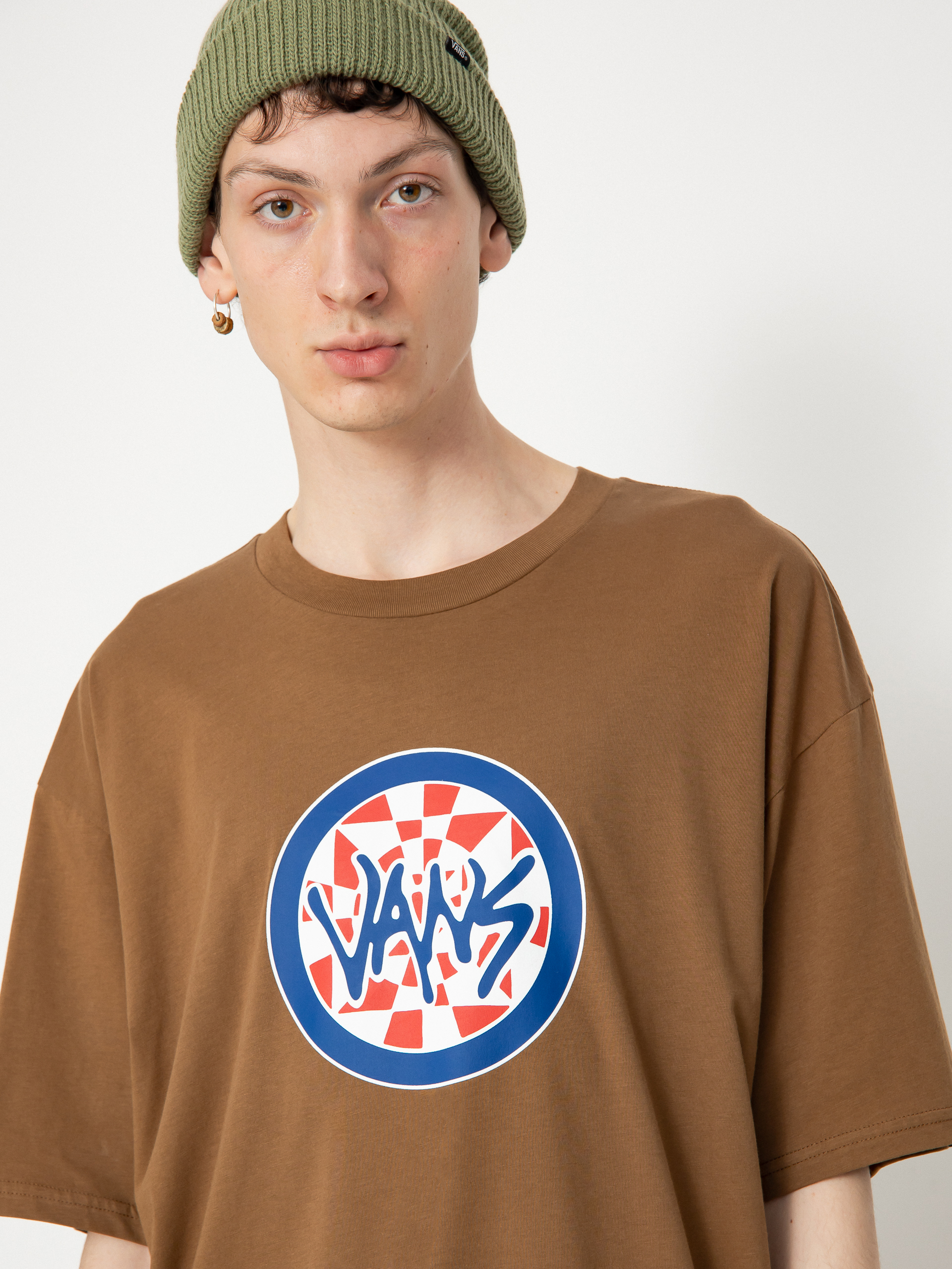 Tričko Vans Checker Icon (coffee liqueur)