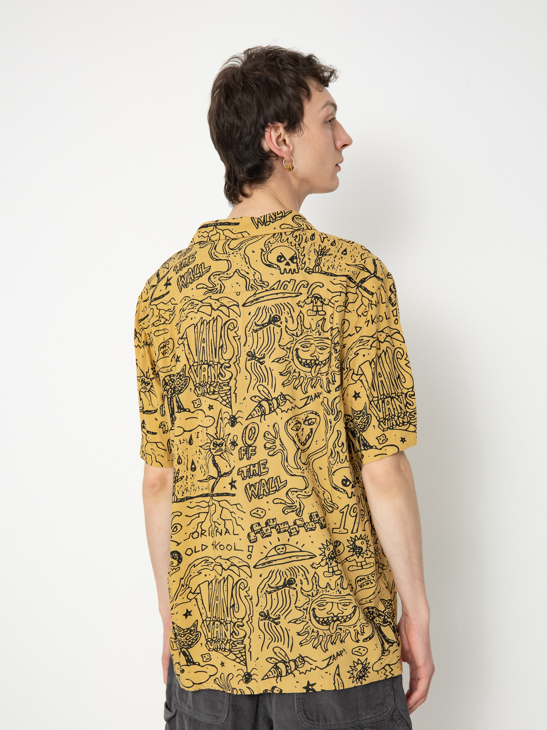 Košile Vans Elden Woven (antelope/black)