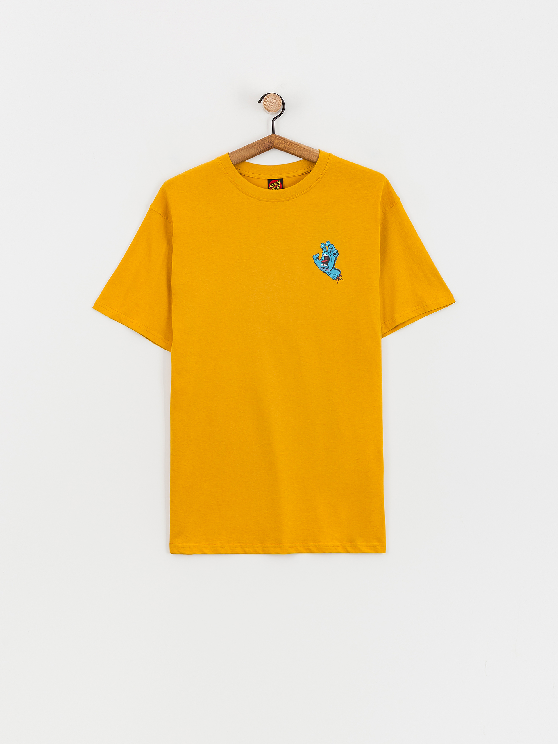 Tričko Santa Cruz Screaming Hand Chest (old gold)