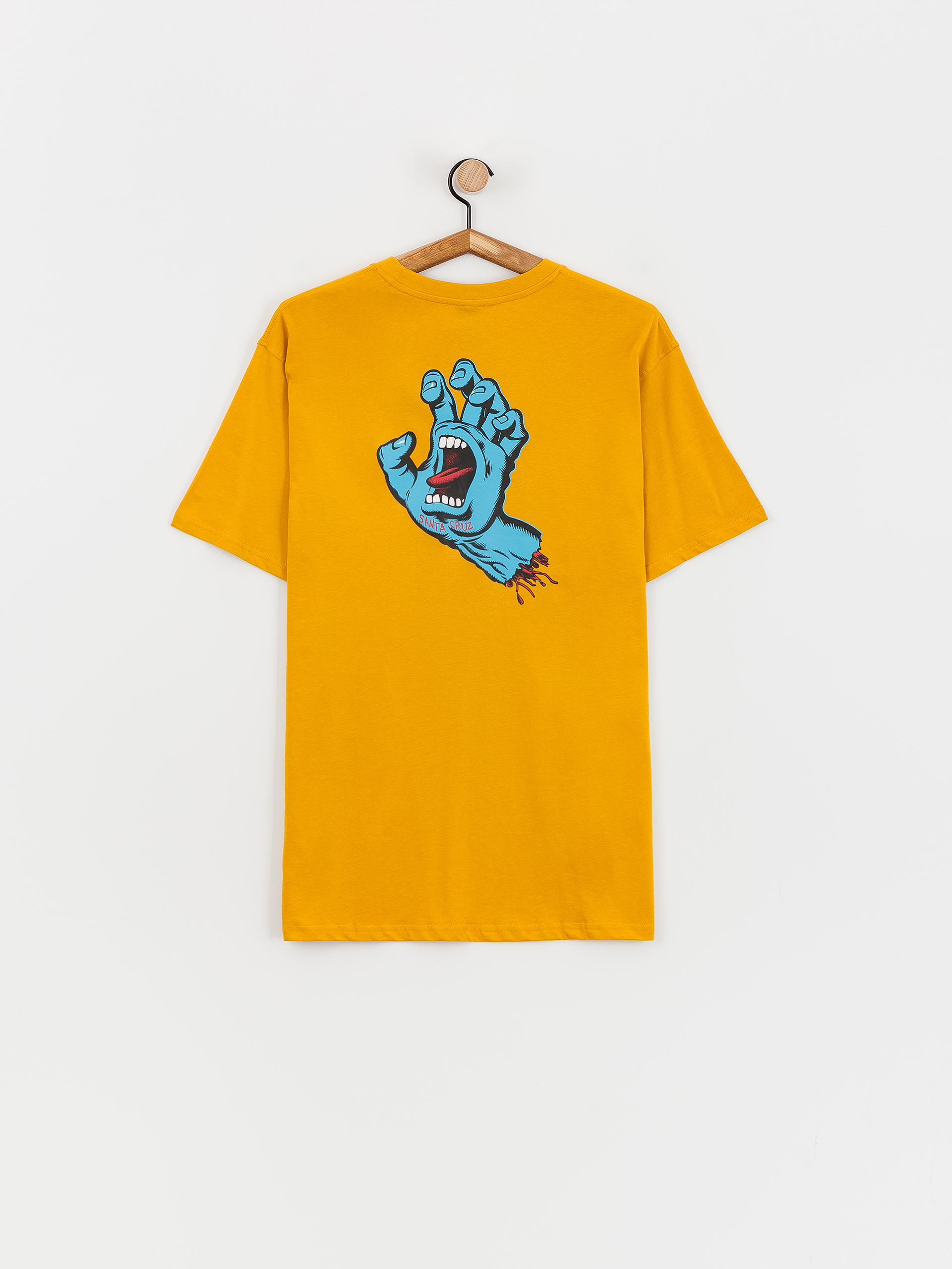 Tričko Santa Cruz Screaming Hand Chest (old gold)