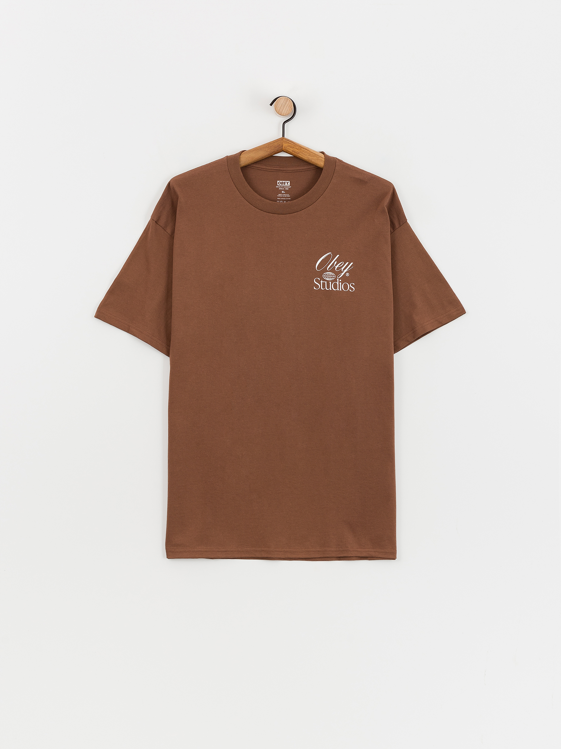 Tričko OBEY Studios Worldwide (silt)