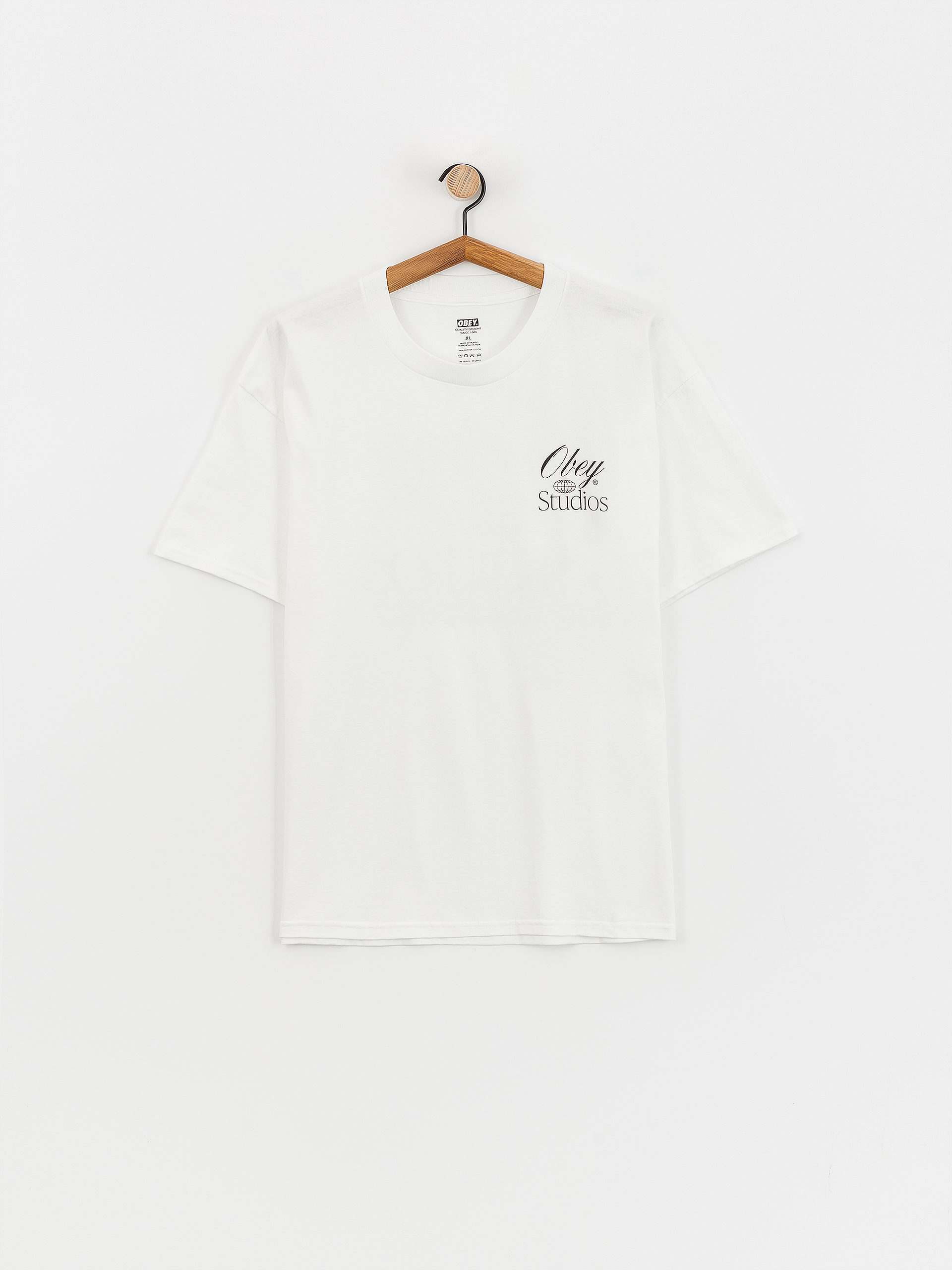 Tričko OBEY Studios Worldwide (white)