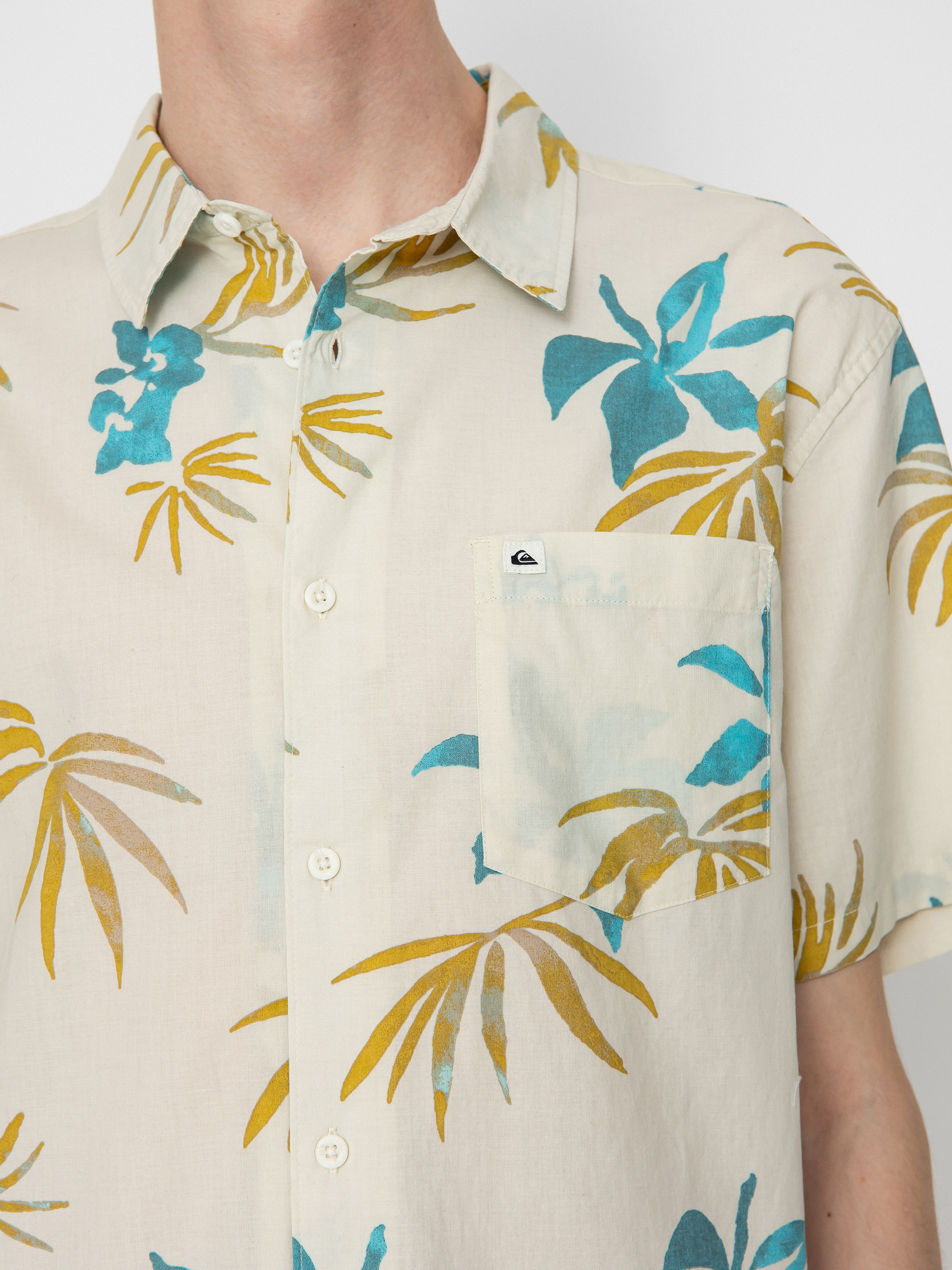 Košile Quiksilver Apero Classic (snow white aop mix b)