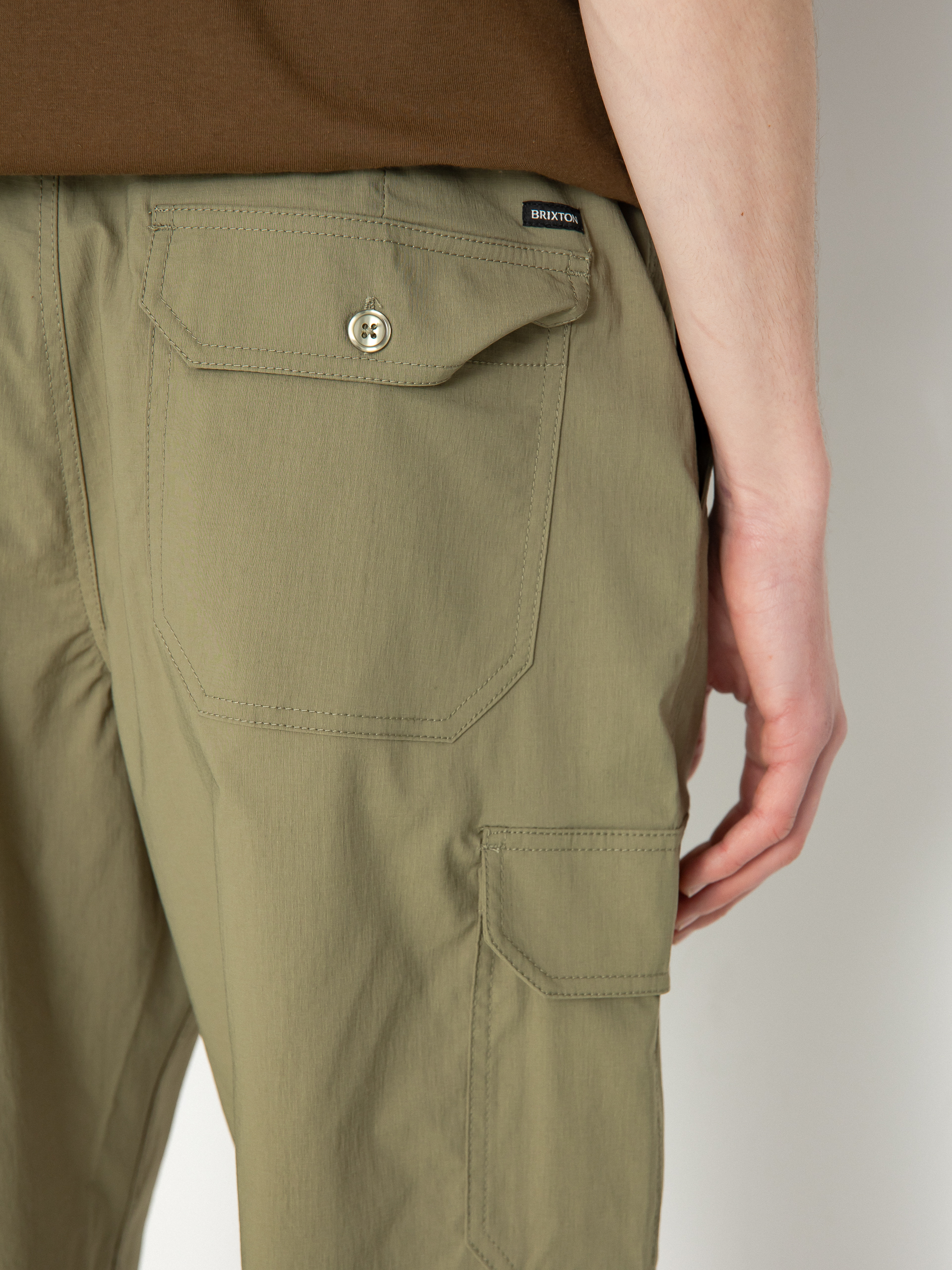 Kalhoty Brixton Waypoint Cargo (olive surplus)