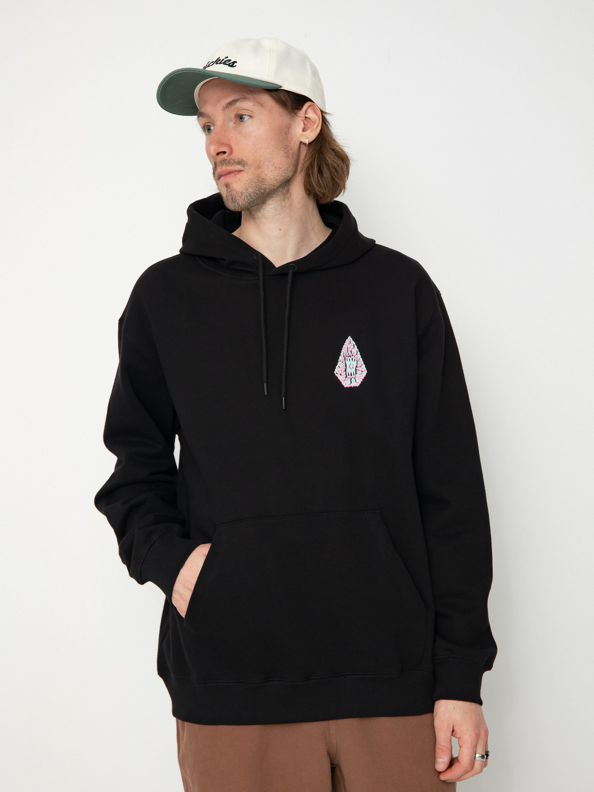 Mikina s kapucí Volcom Fa Tetsunori HD (black)