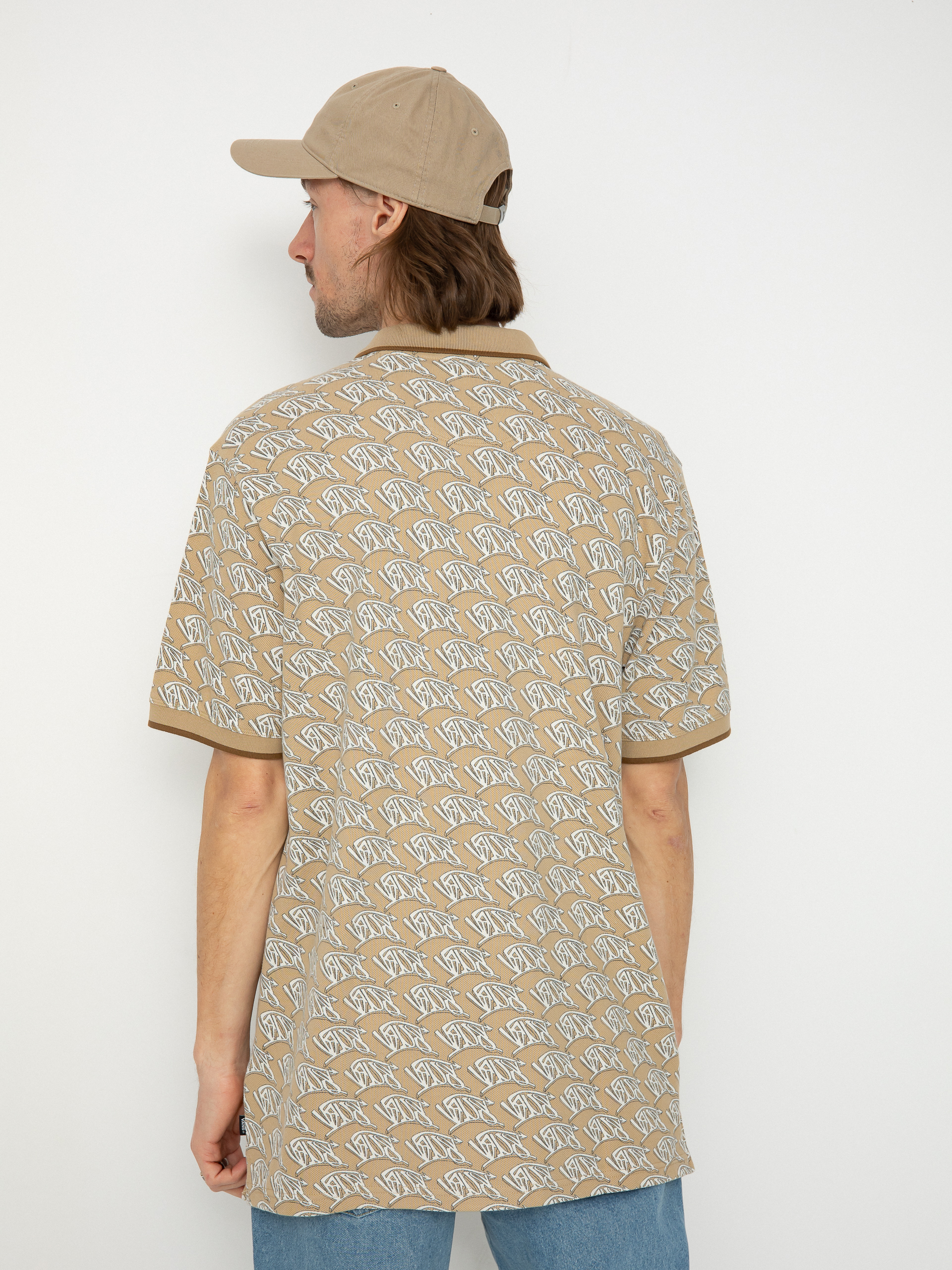 Polo tričko Vans Lewis Mills (incense)