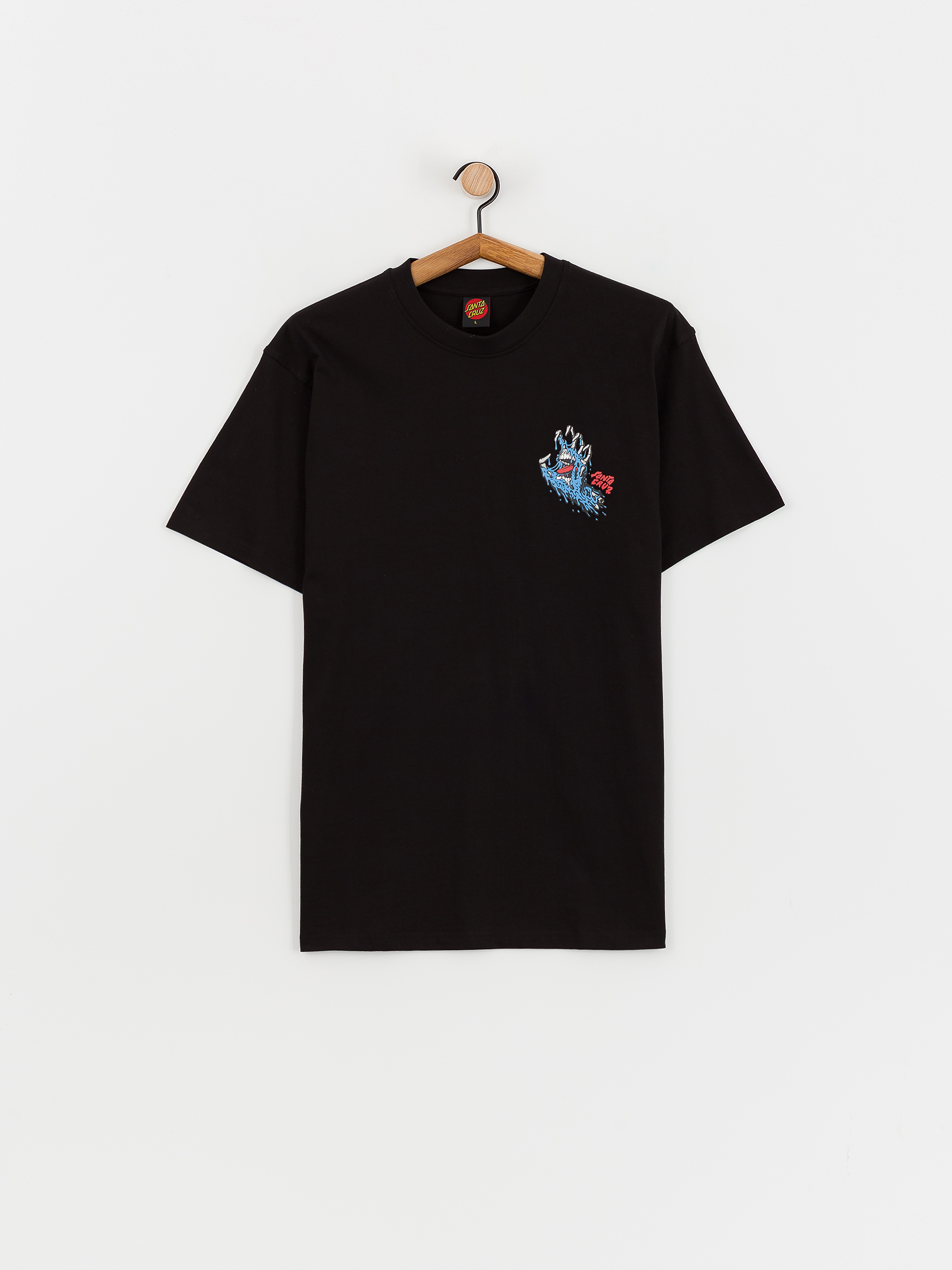 Tričko Santa Cruz Melting Hand (black)