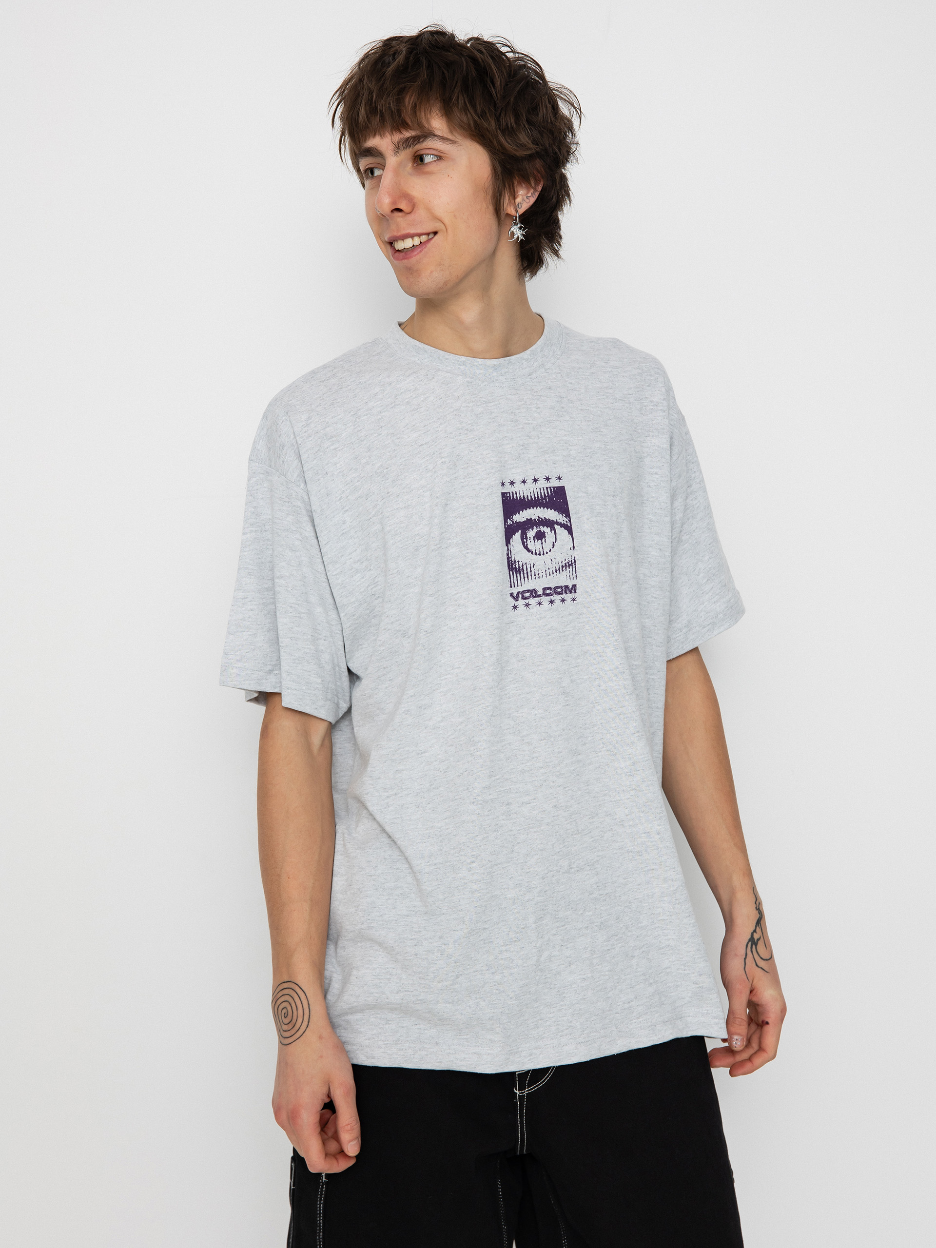 Tričko Volcom Primed Lse (bone heather)