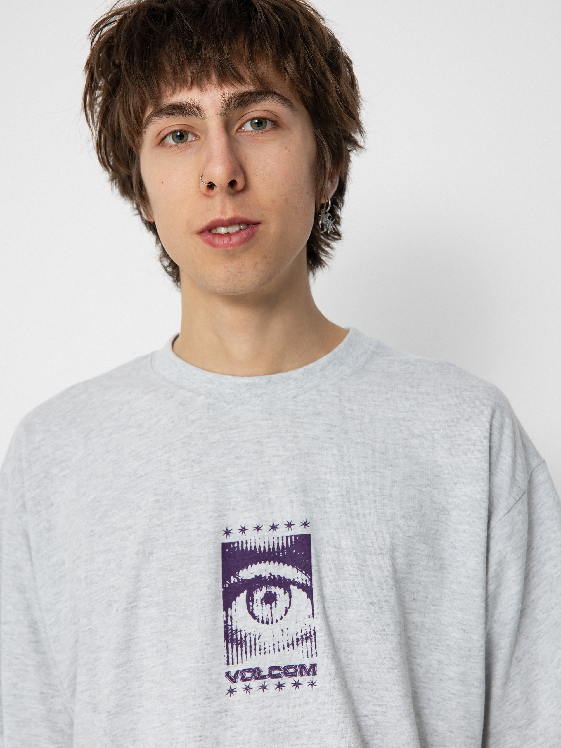 Tričko Volcom Primed Lse (bone heather)