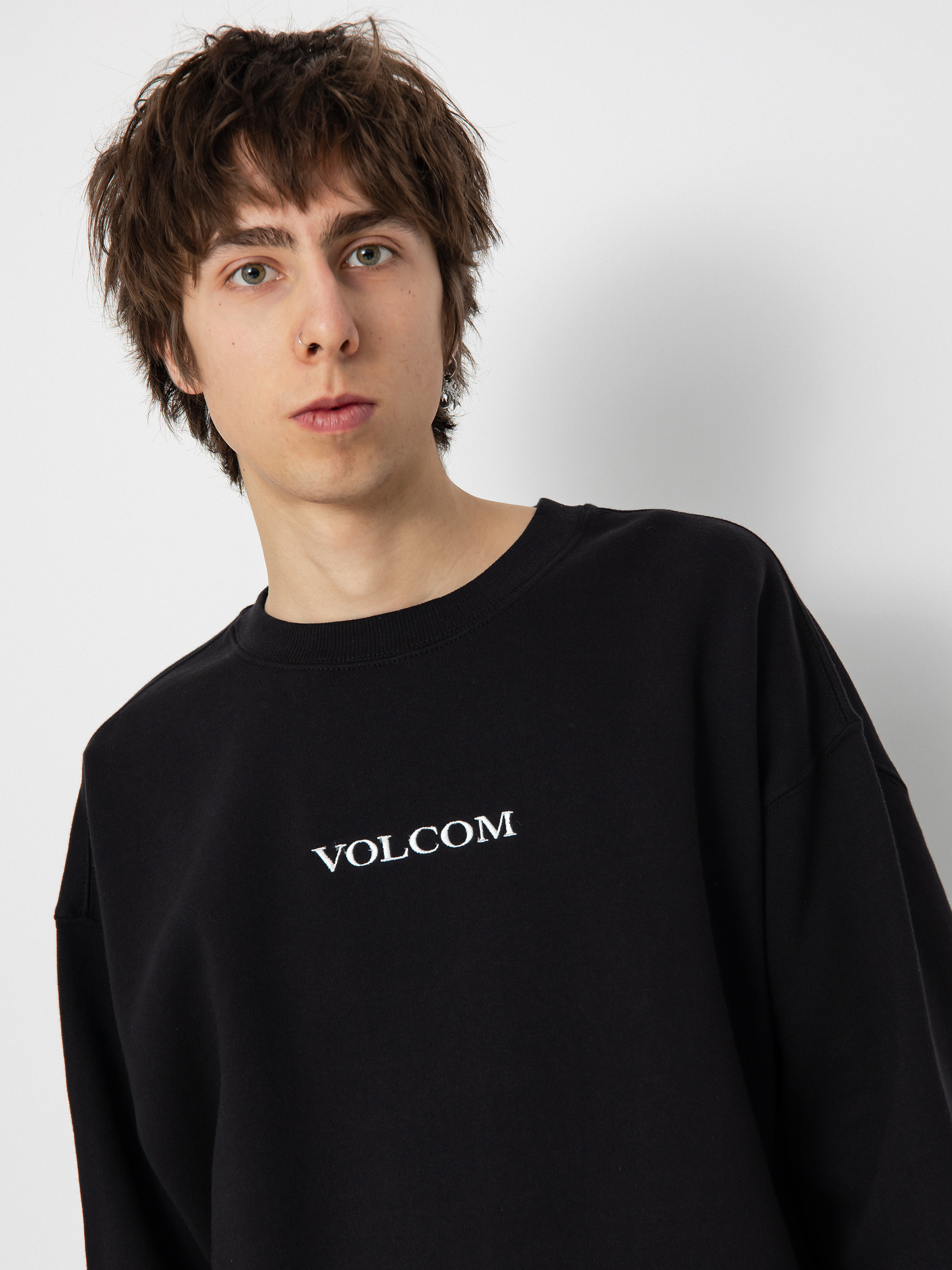 Mikina Volcom Volcom Stone Crew (black)