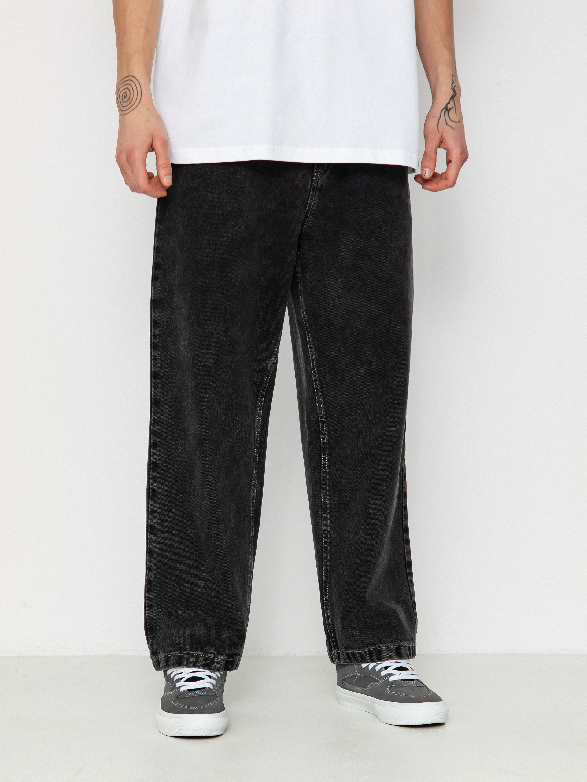 Kalhoty Polar Skate 93! Denim (silver black)