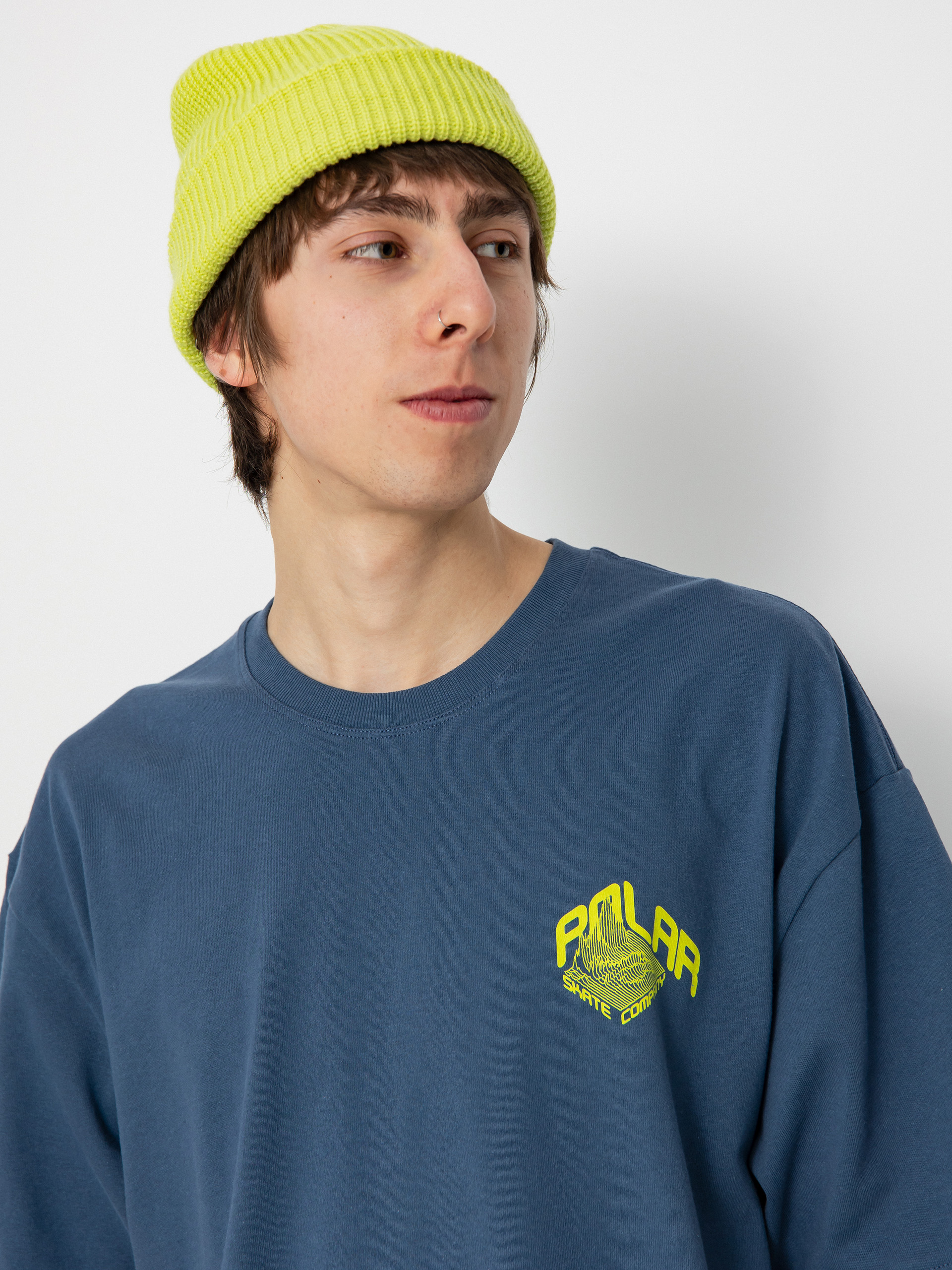 Tričko Polar Skate Graph (grey blue)