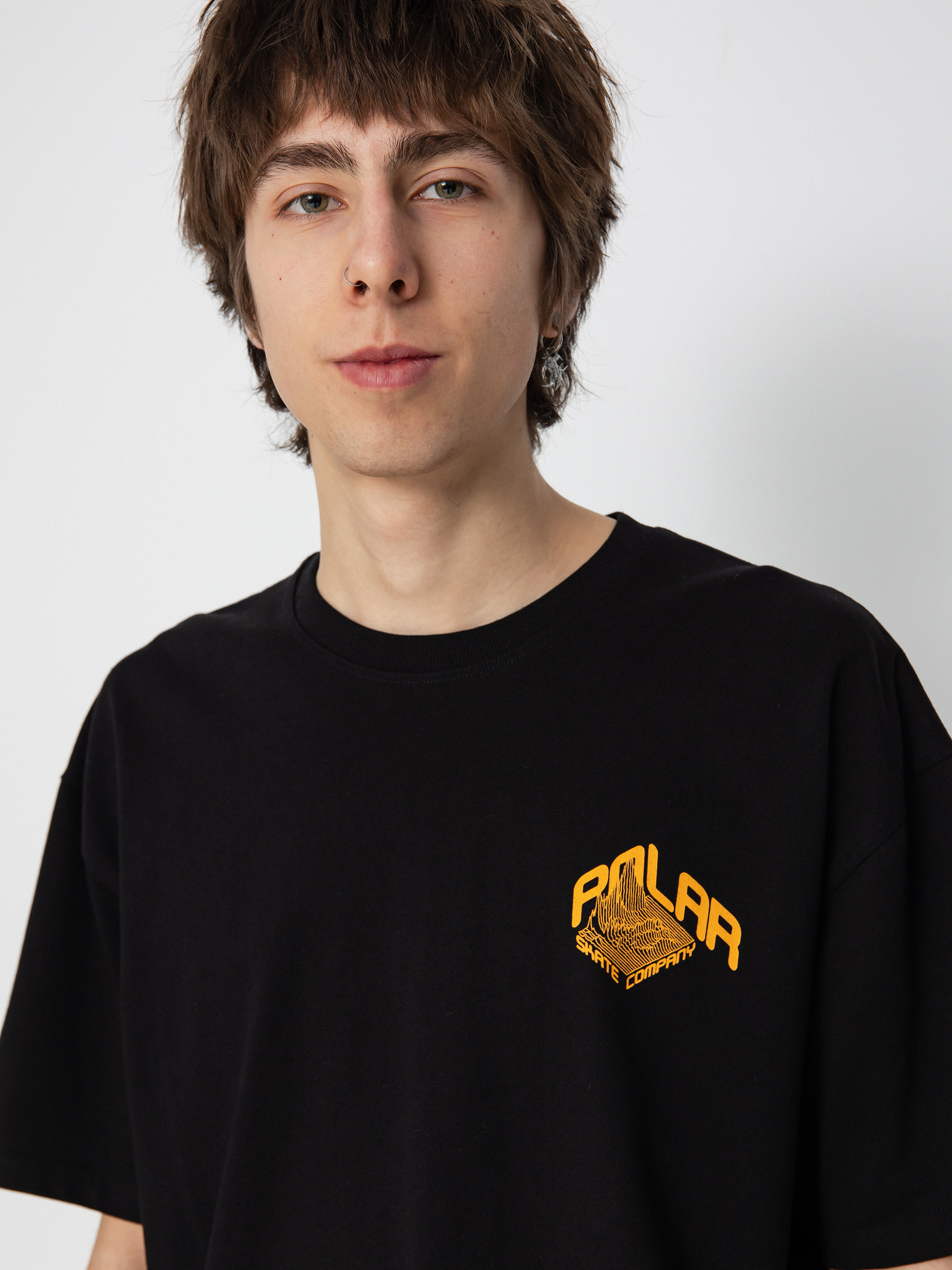 Tričko Polar Skate Graph (black)