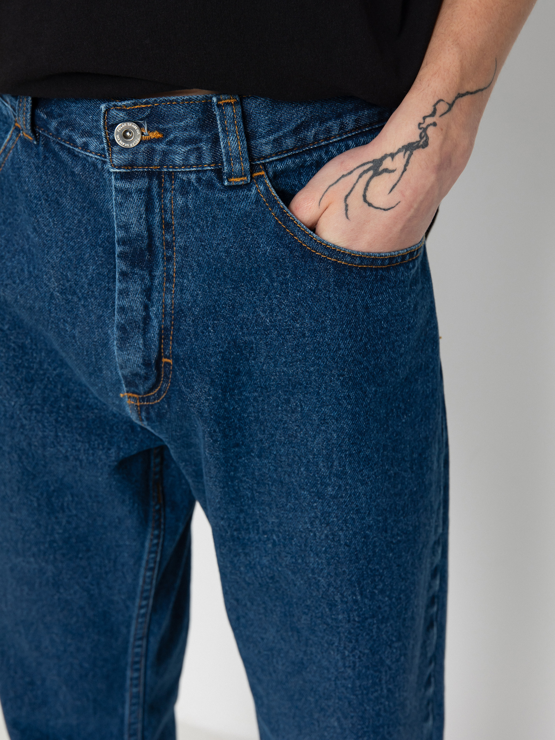 Kalhoty Polar Skate 89! Denim (dark blue)