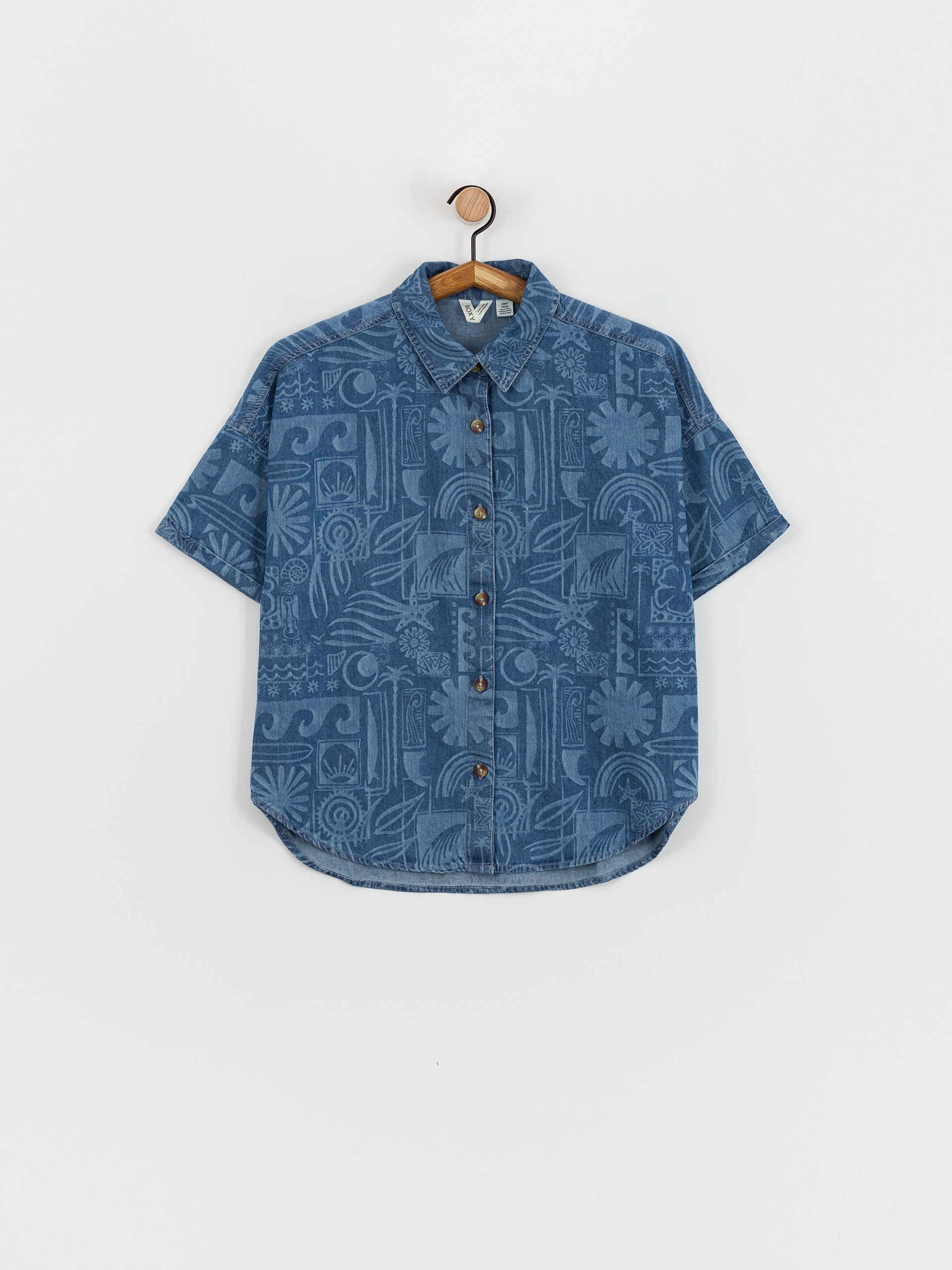 Košile Roxy Beach Nostalgia Denim Wmn (medium blue)