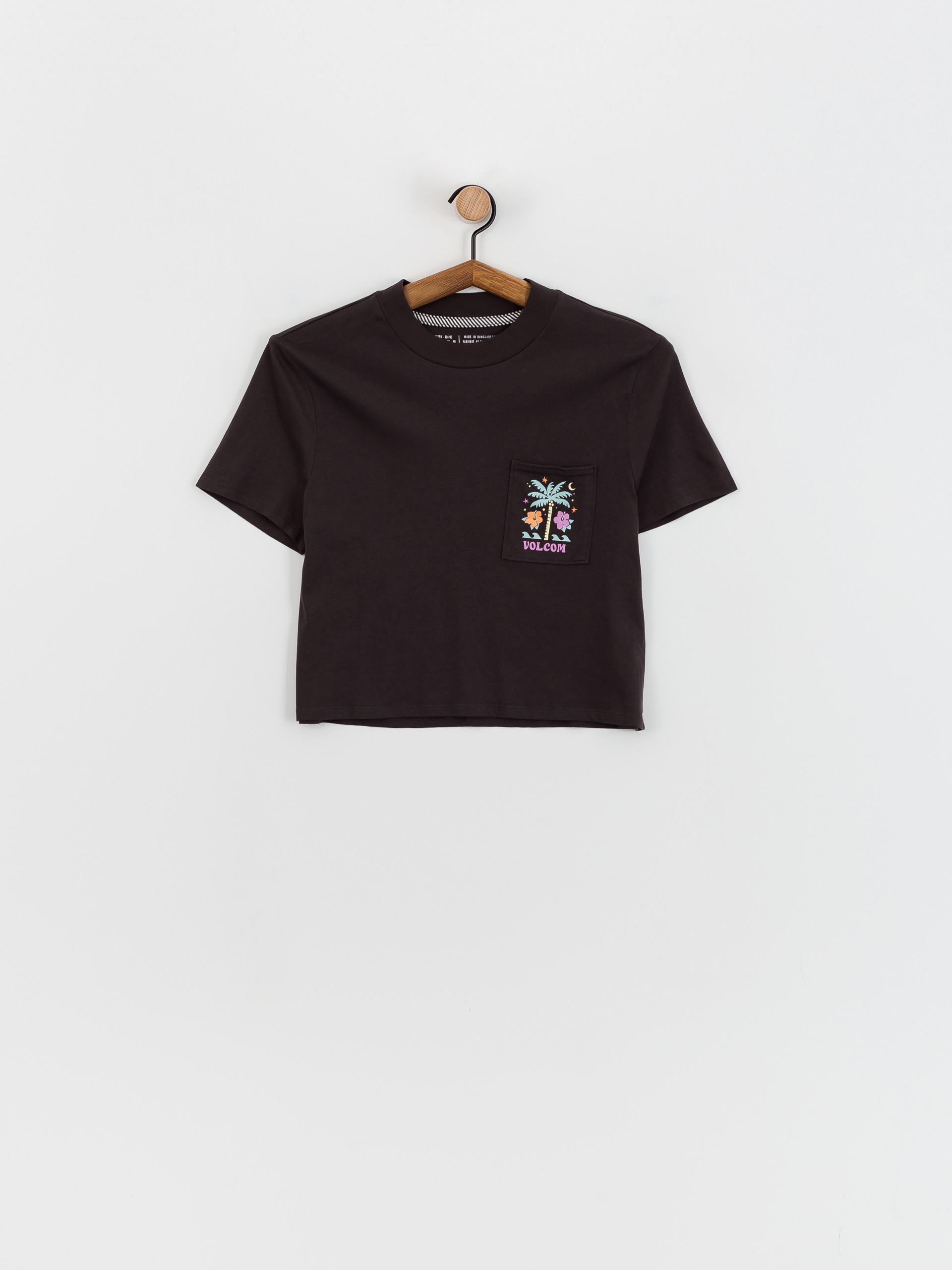 Tričko Volcom Pocket Dial Wmn (vintage black)