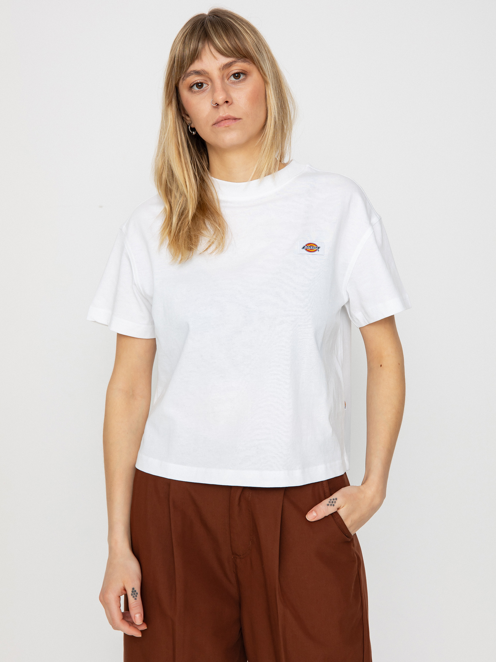 Tričko Dickies Oakport Boxy Wmn (white)