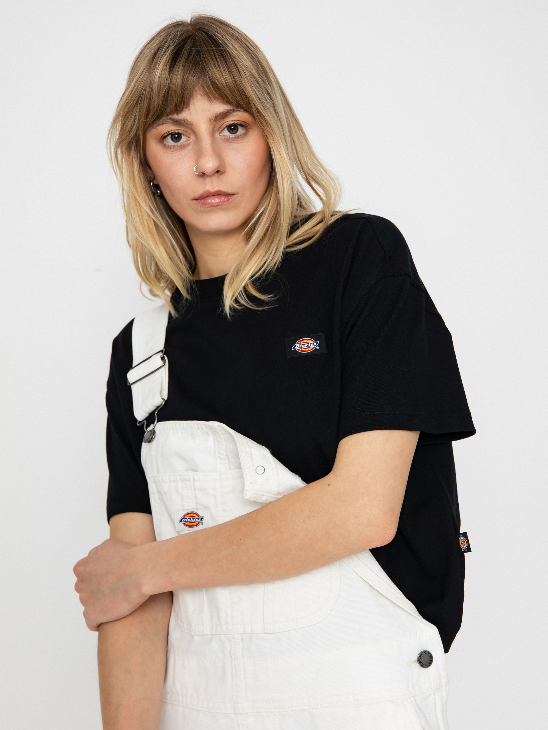 Tričko Dickies Oakport Boxy Wmn (black)