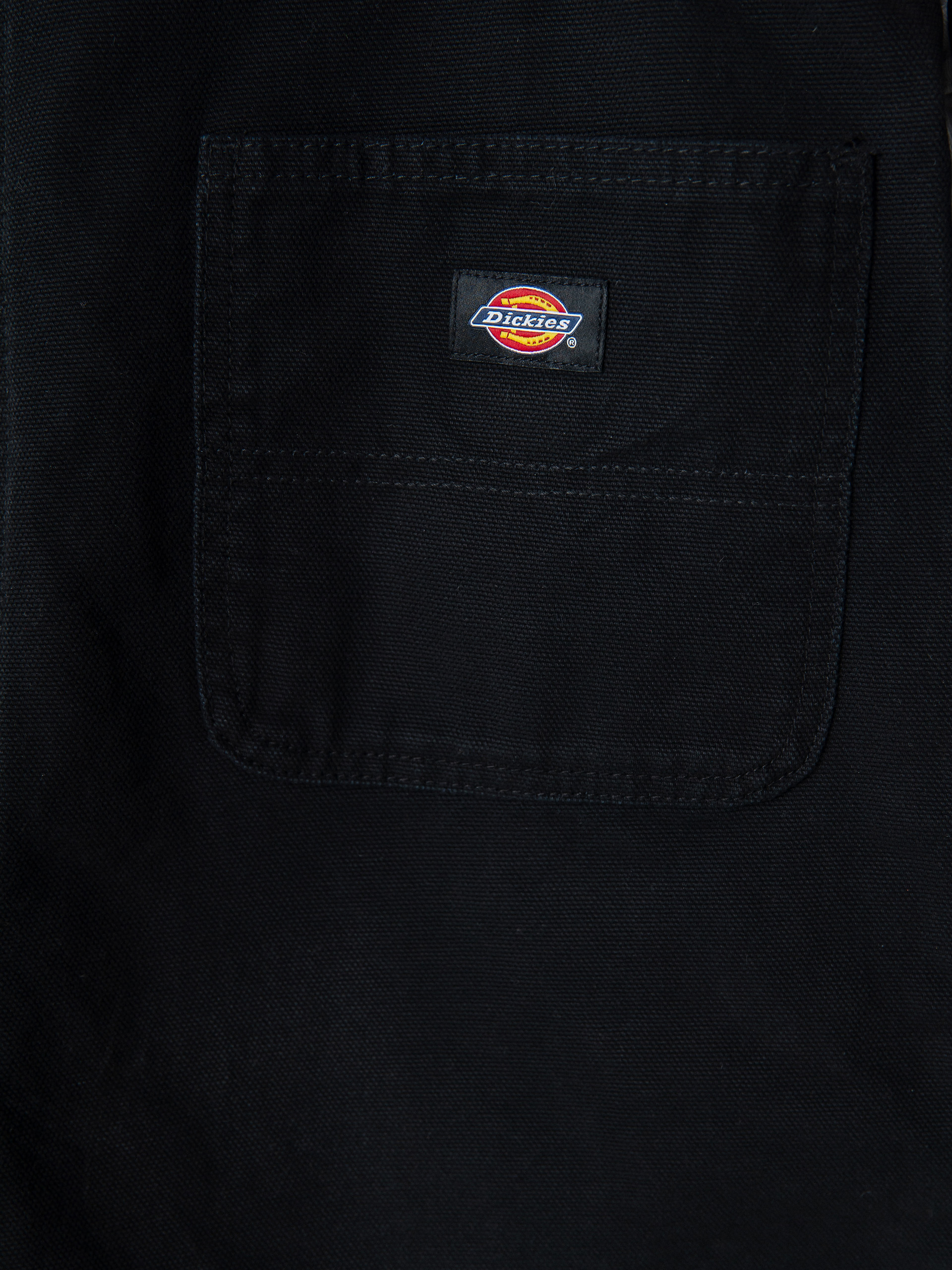 Kraťasy Dickies Duck Canvas Bib Wmn (stone washed black)