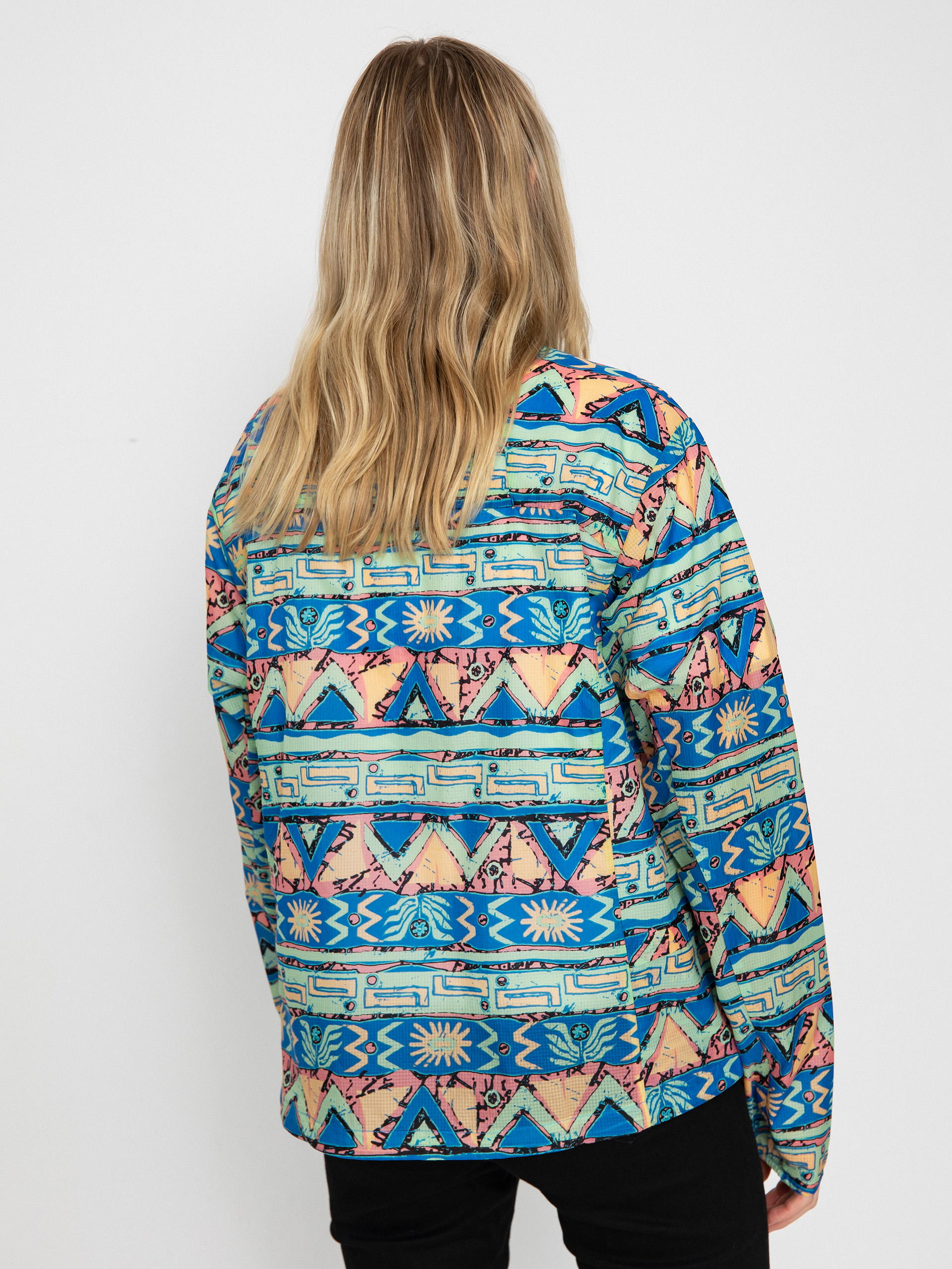 Bunda Patagonia Houdini Stash Wmn (high hopes geo salamander green)