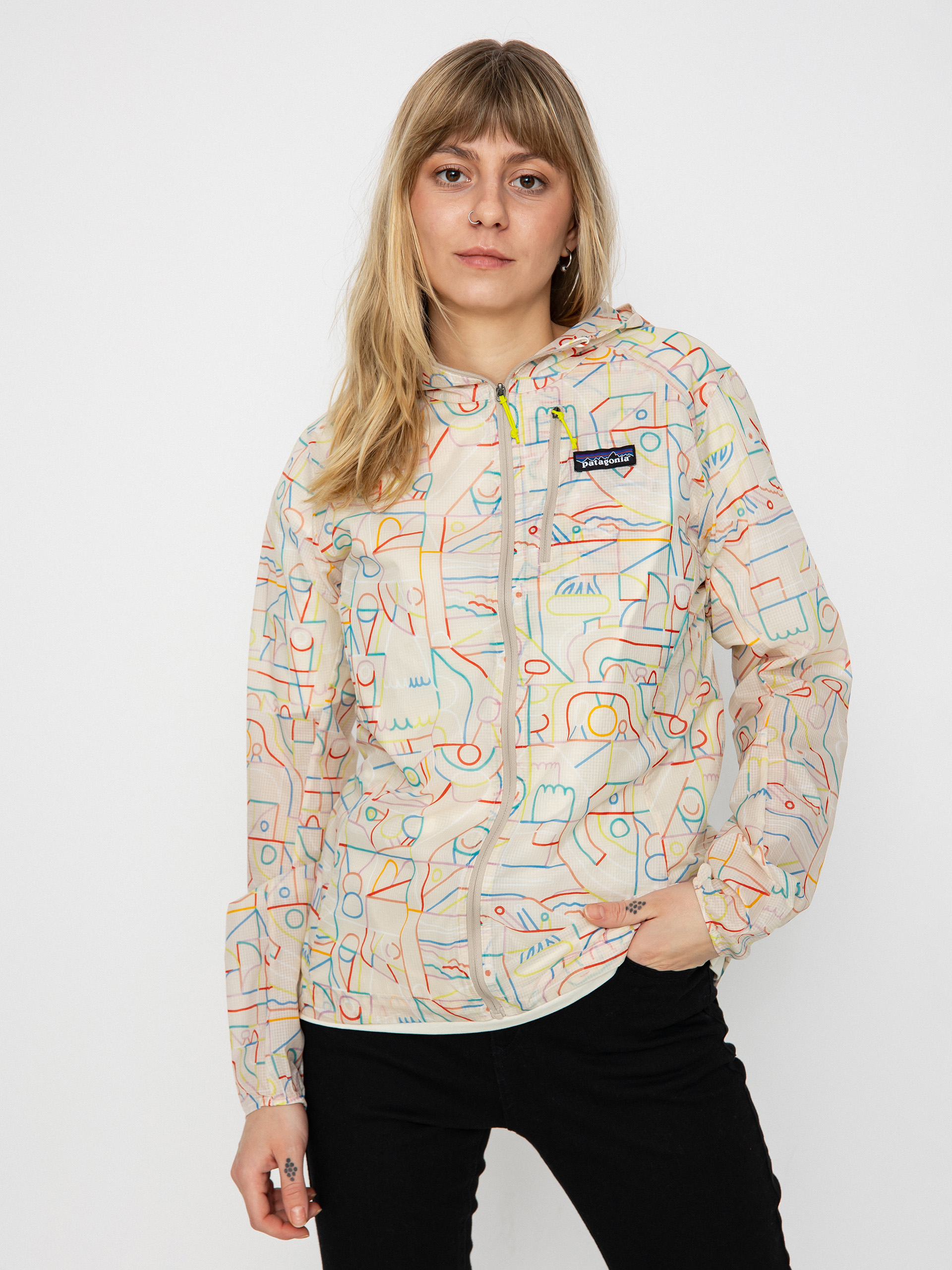 Bunda Patagonia Houdini Wmn (lose yourself outline pumice)