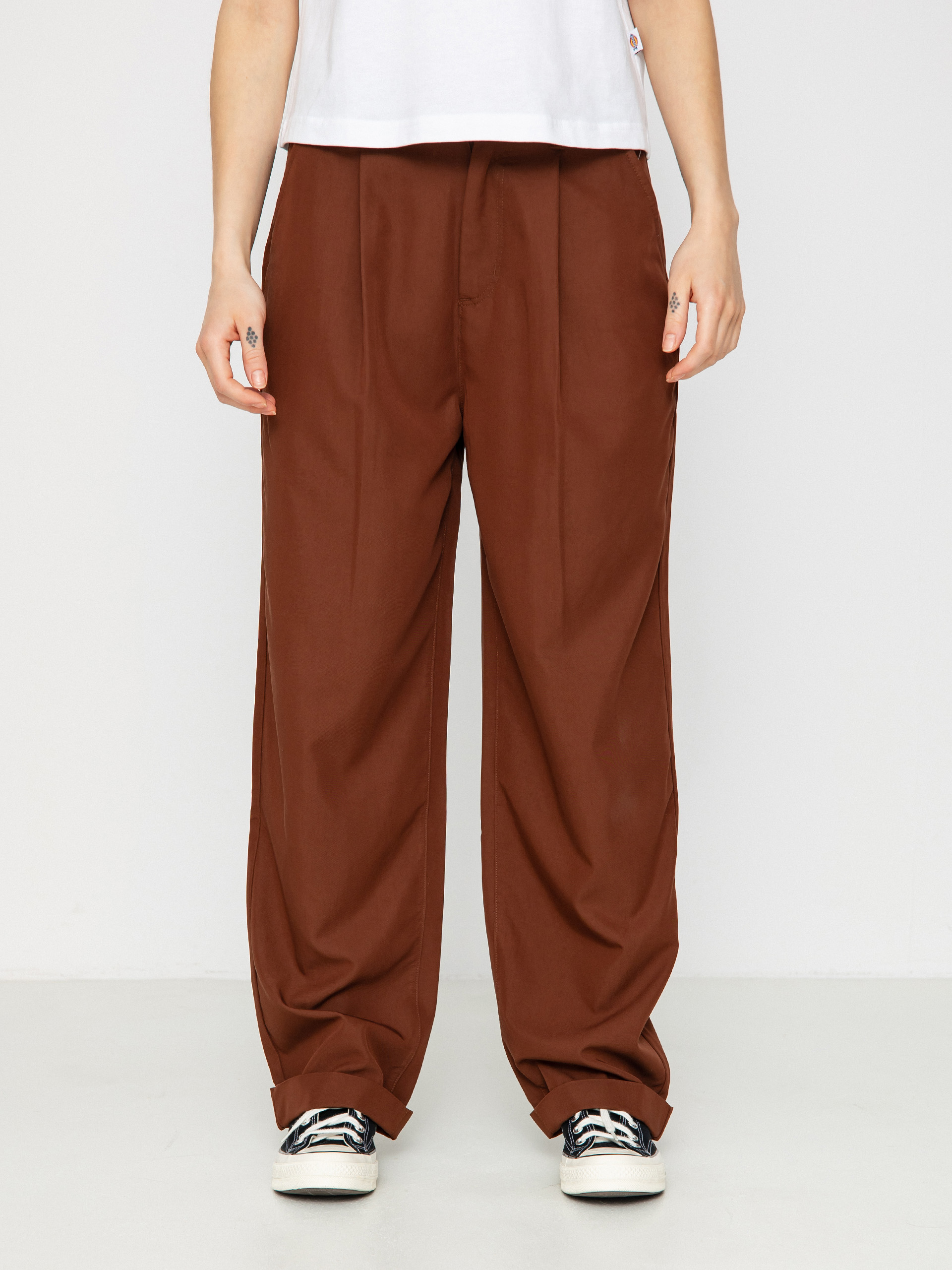 Kalhoty Brixton Victory Trouser Wmn (sepia)