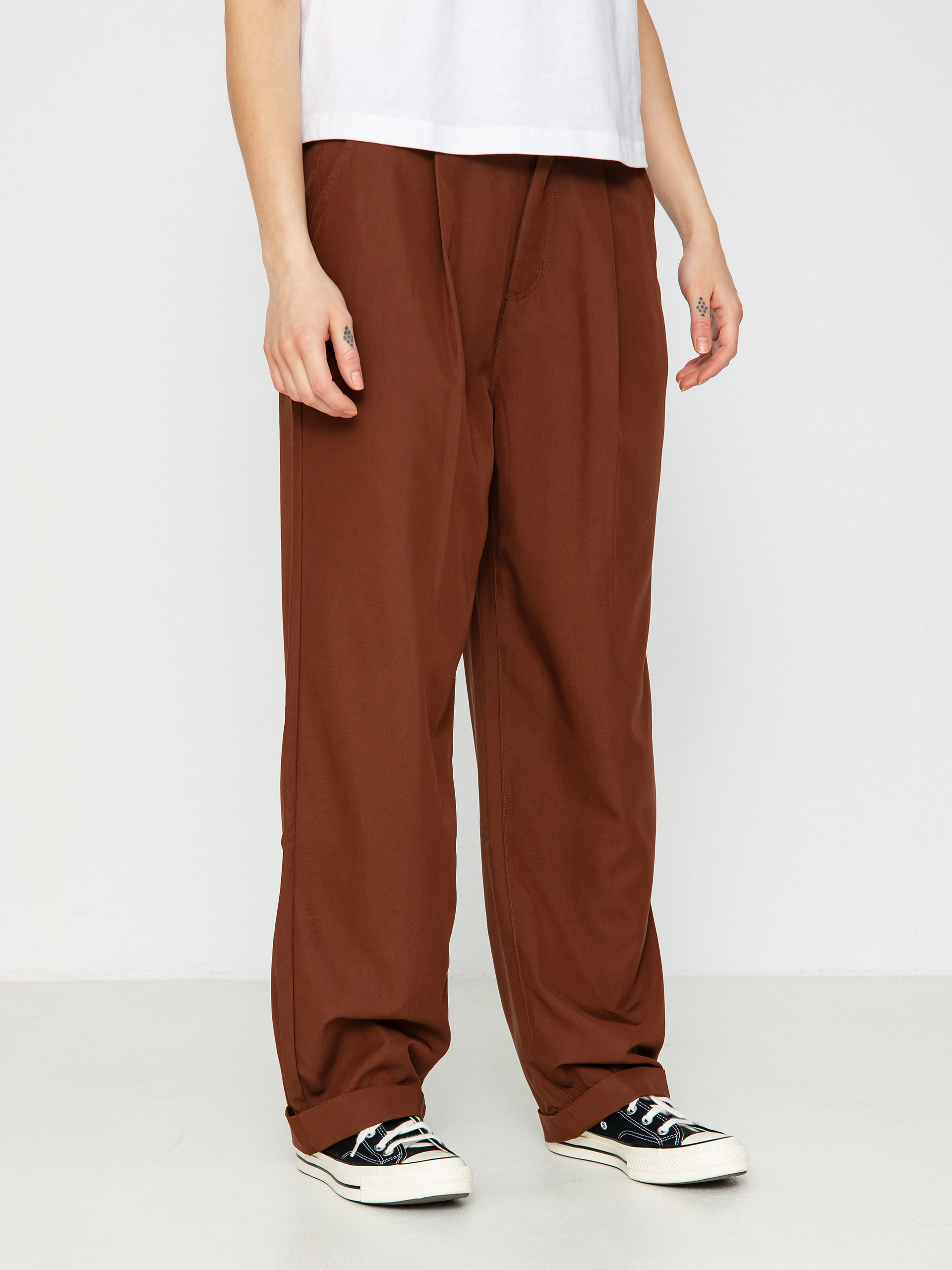 Kalhoty Brixton Victory Trouser Wmn (sepia)