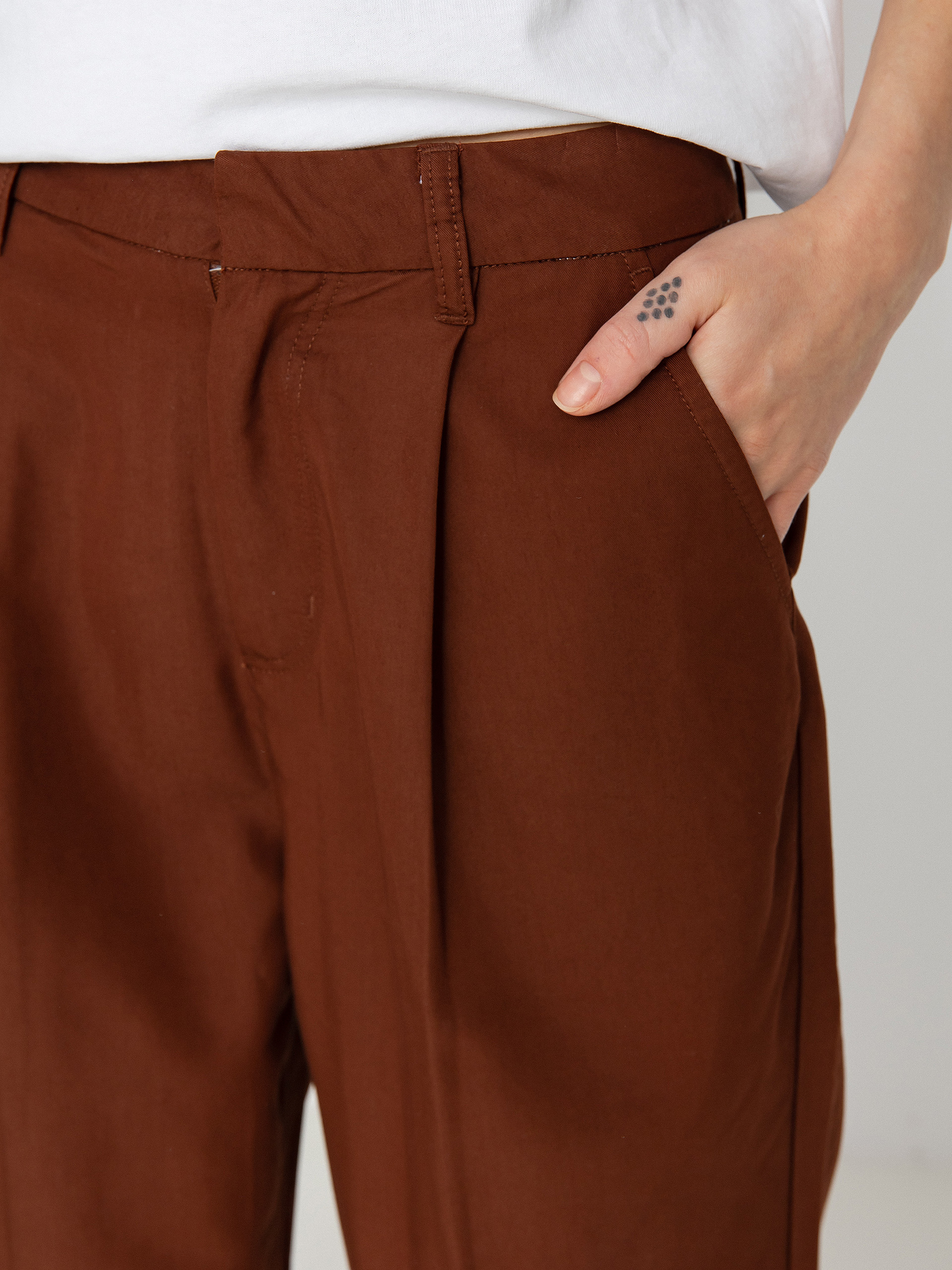 Kalhoty Brixton Victory Trouser Wmn (sepia)
