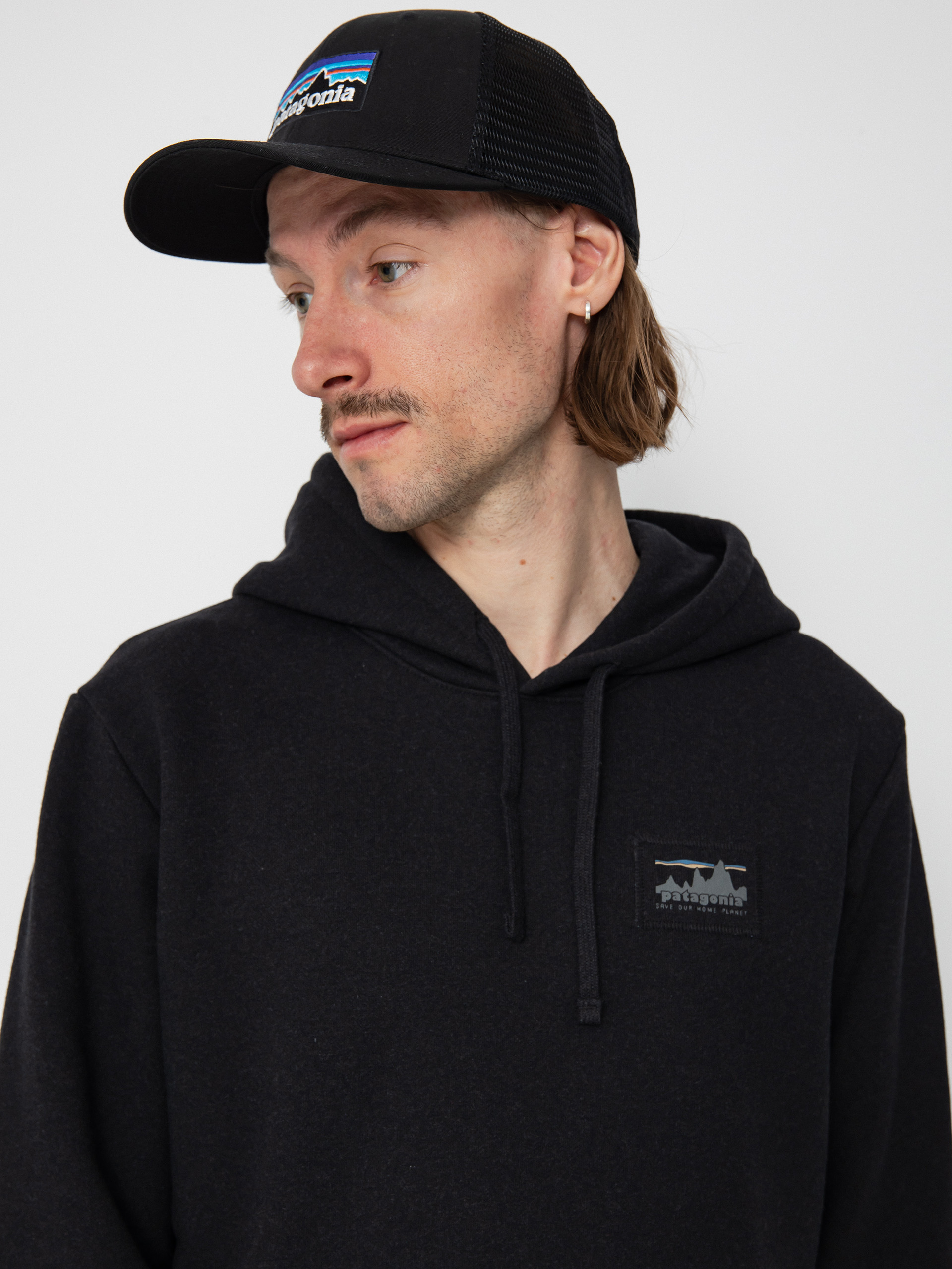 Mikina s kapucí Patagonia 73 Skyline Uprisal HD (ink black)