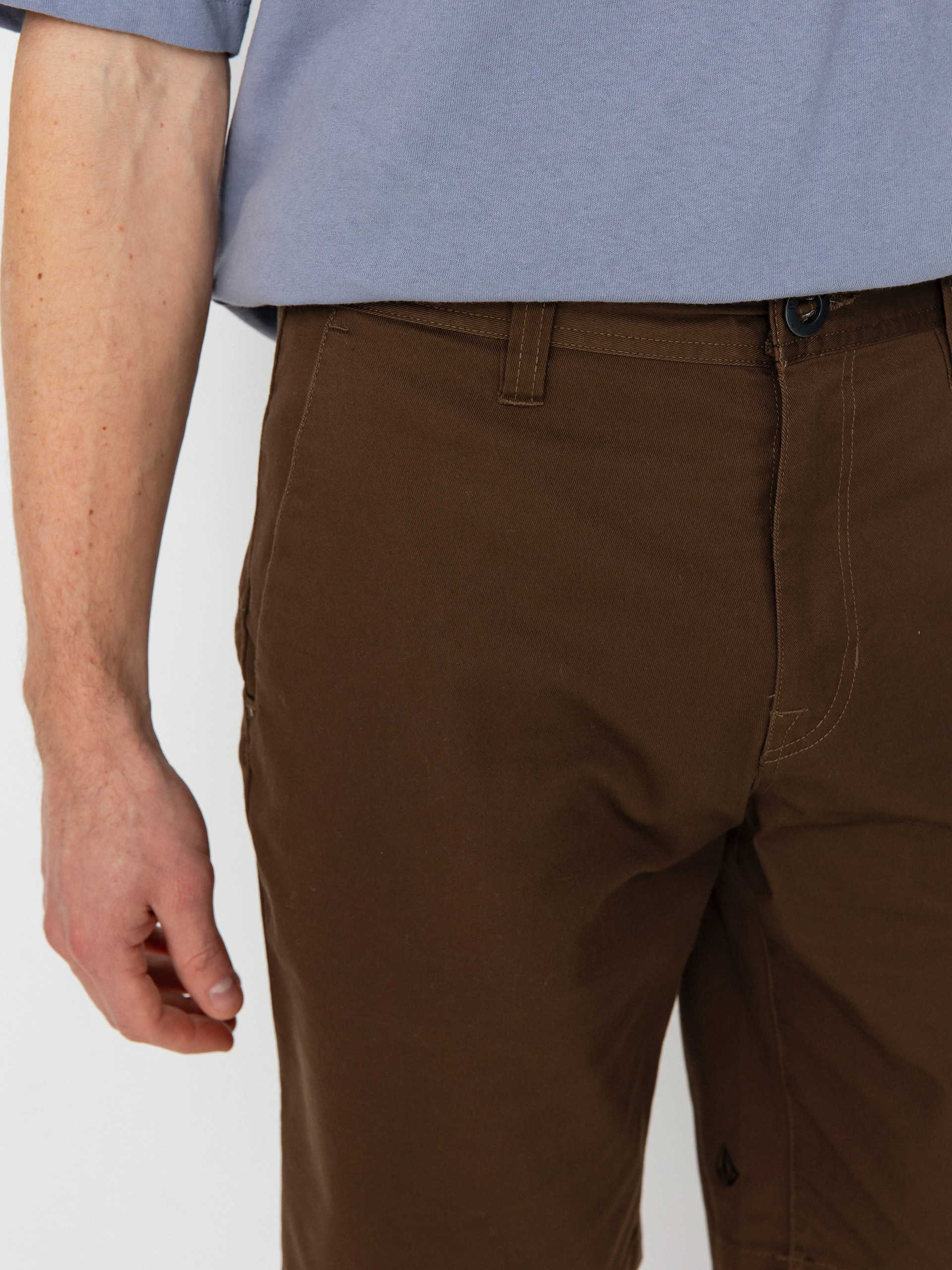 Kraťasy Volcom Frckn Mdn Strch 21 (dark earth)